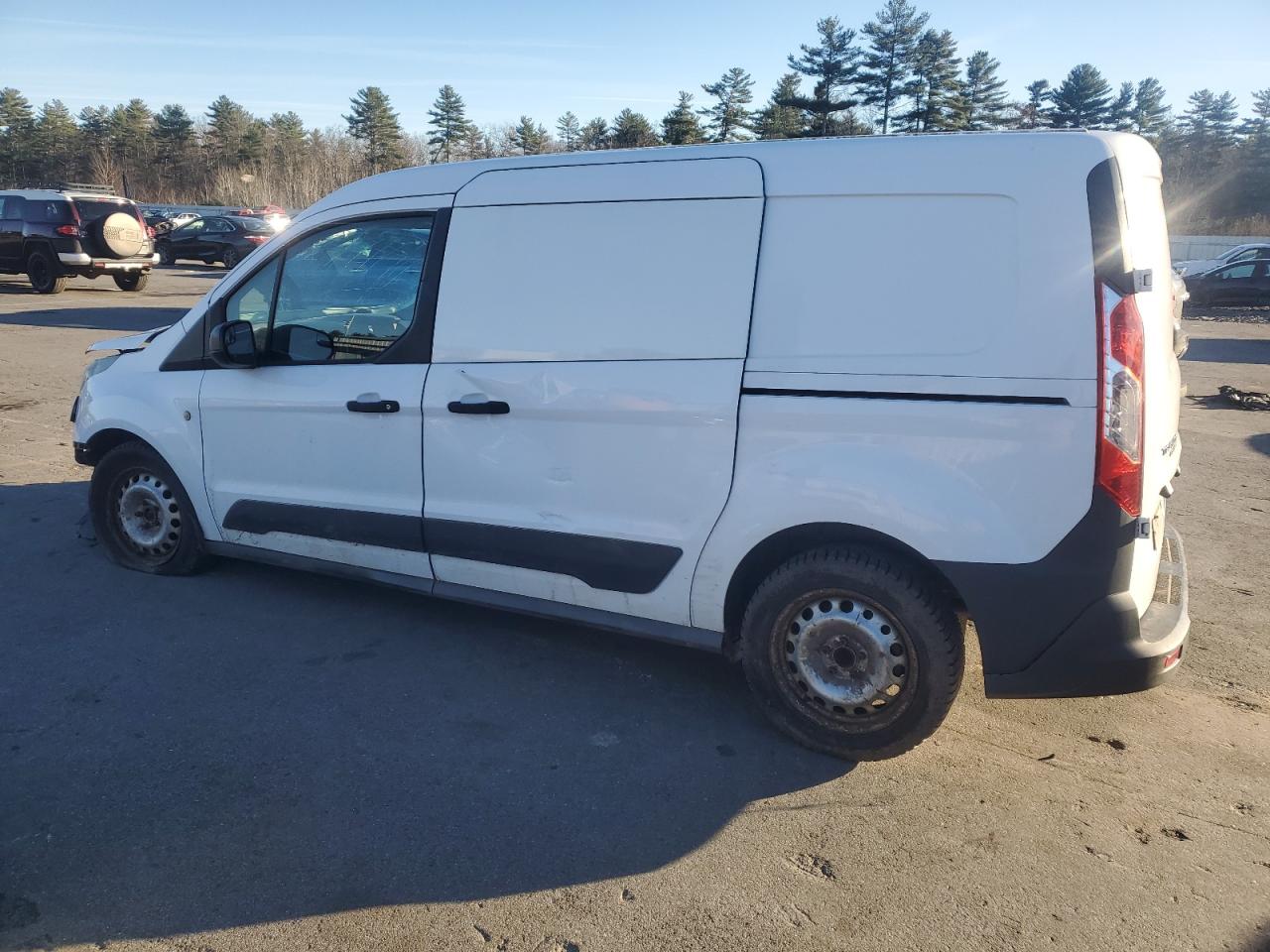 2014 Ford Transit Connect Xl White vin: NM0LS7E77E1159781