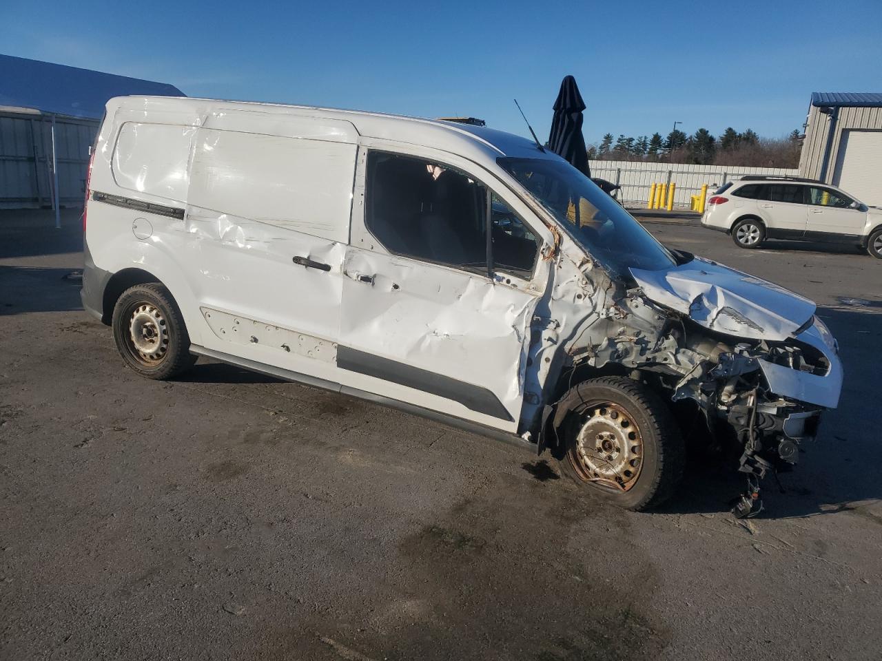 2014 Ford Transit Connect Xl White vin: NM0LS7E77E1159781