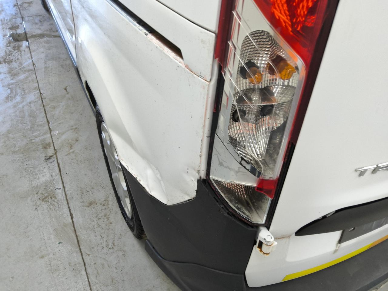 2014 Ford Transit Connect Xl White vin: NM0LS7E77E1173017 Damage: Left Tail Light, Broken, Replacement Required