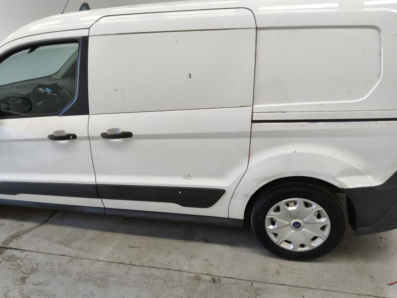 2014 Ford Transit Connect Xl White vin: NM0LS7E77E1173017 Damage: Left Sliding Door, Multiple Scratches Heavy, 4