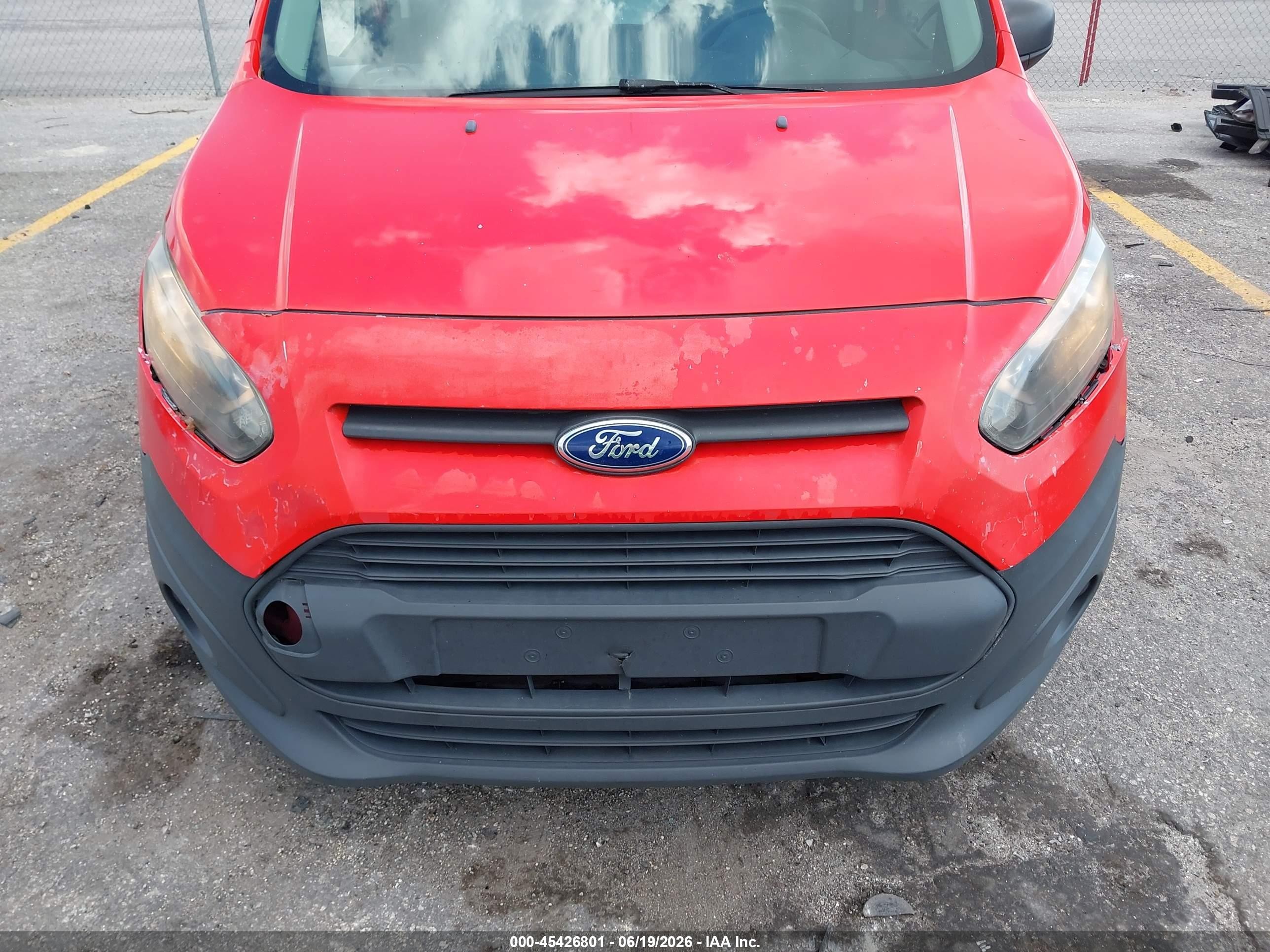 2015 Ford Transit Connect Xl Red vin: NM0LS7E77F1185041