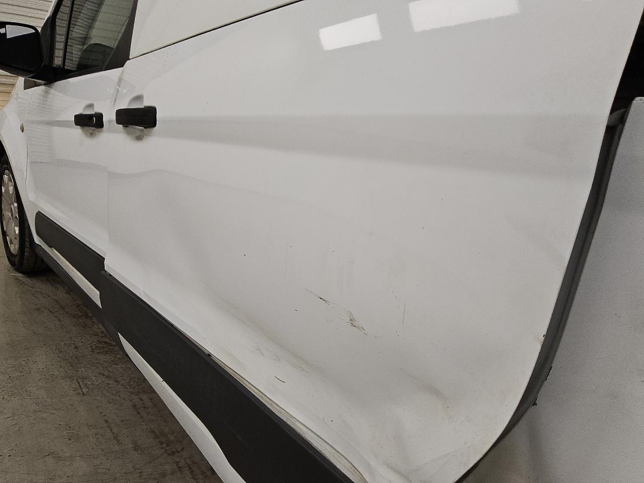 2015 Ford Transit Connect Xl White vin: NM0LS7E77F1193284 Damage: Left Rear Door, Broken, Replacement Required