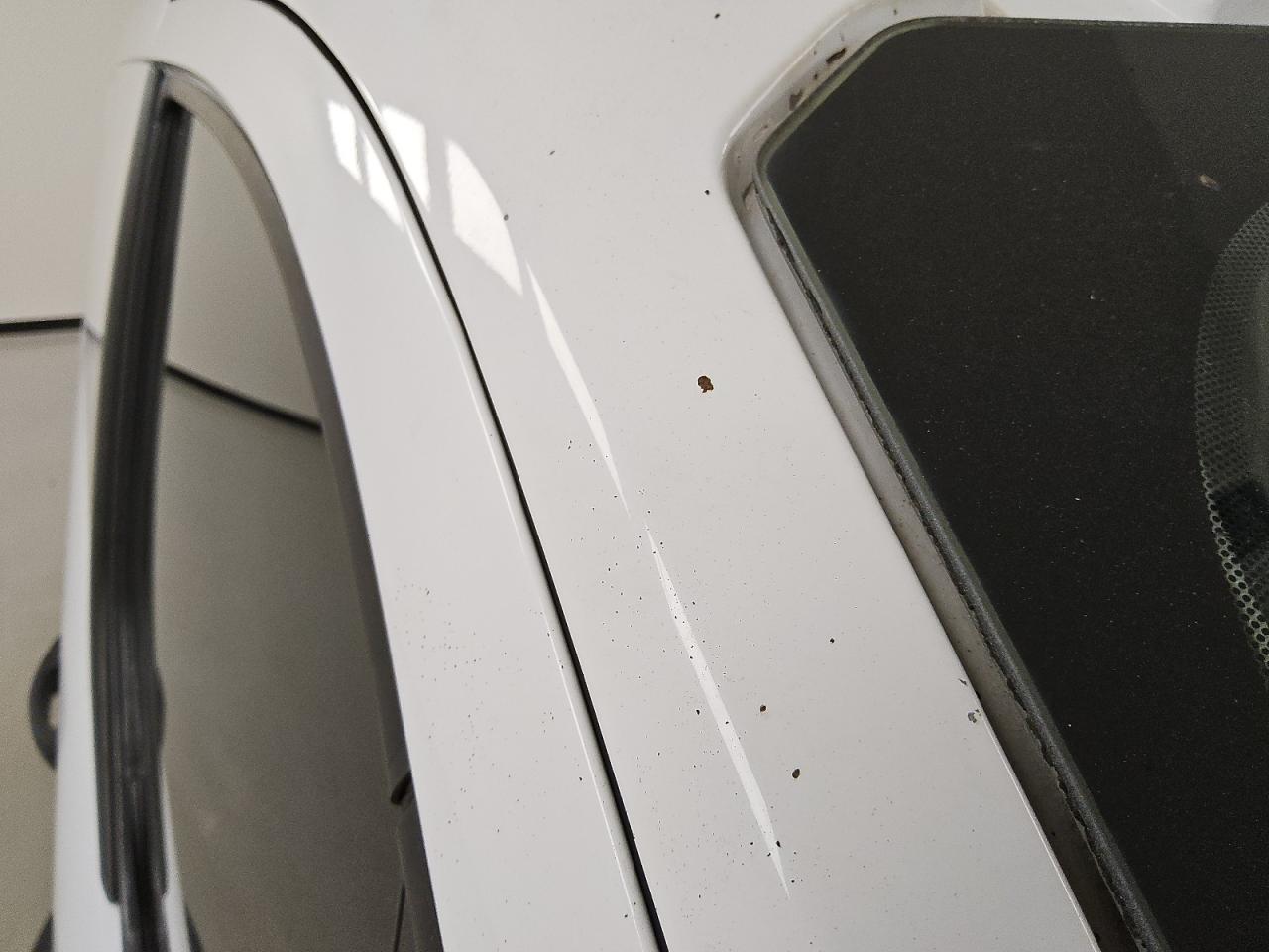 2015 Ford Transit Connect Xl White vin: NM0LS7E77F1193284 Damage: Right Drip Rail, Chipped, 4