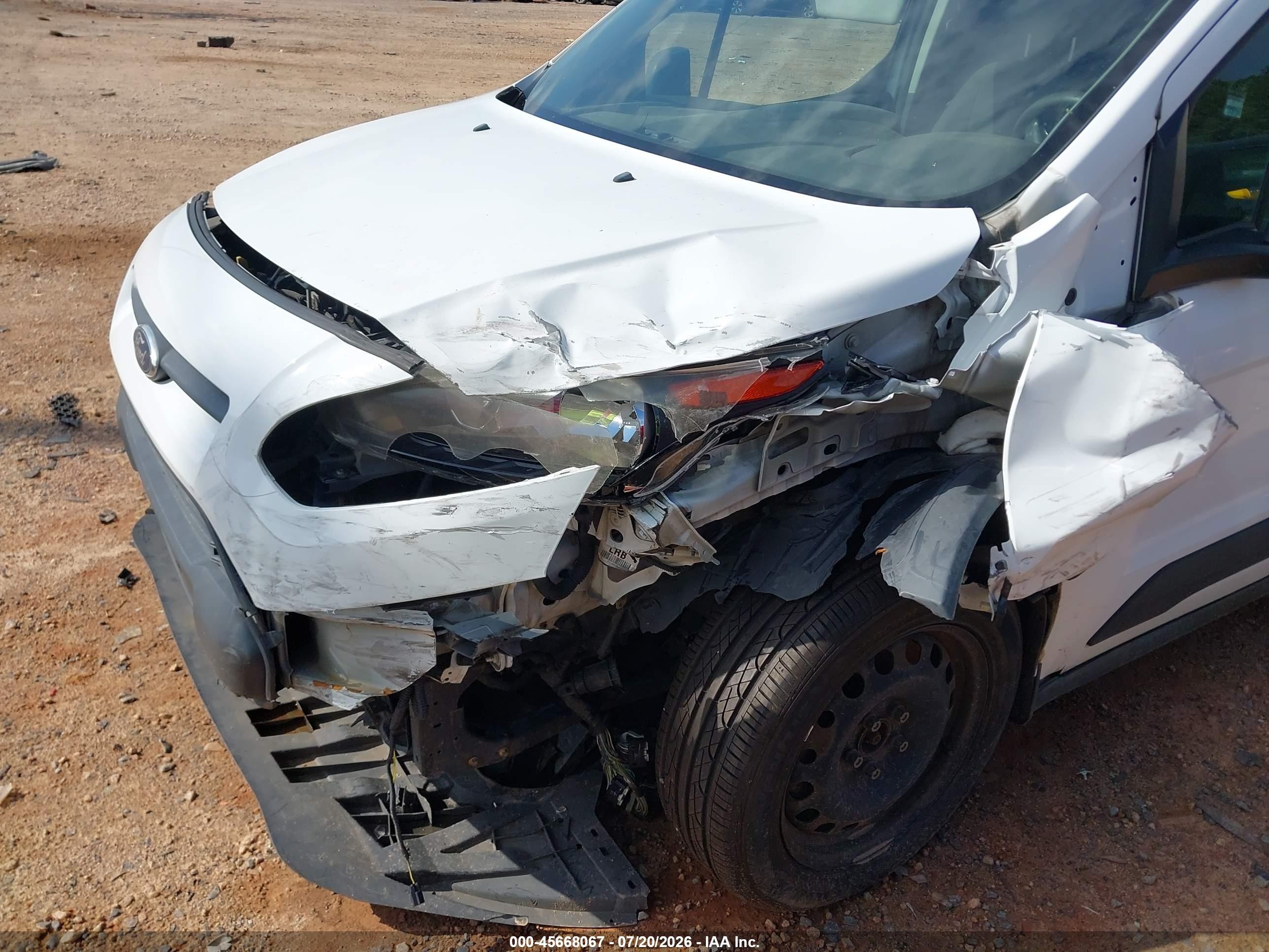 2015 Ford Transit Connect Xl White vin: NM0LS7E77F1193804