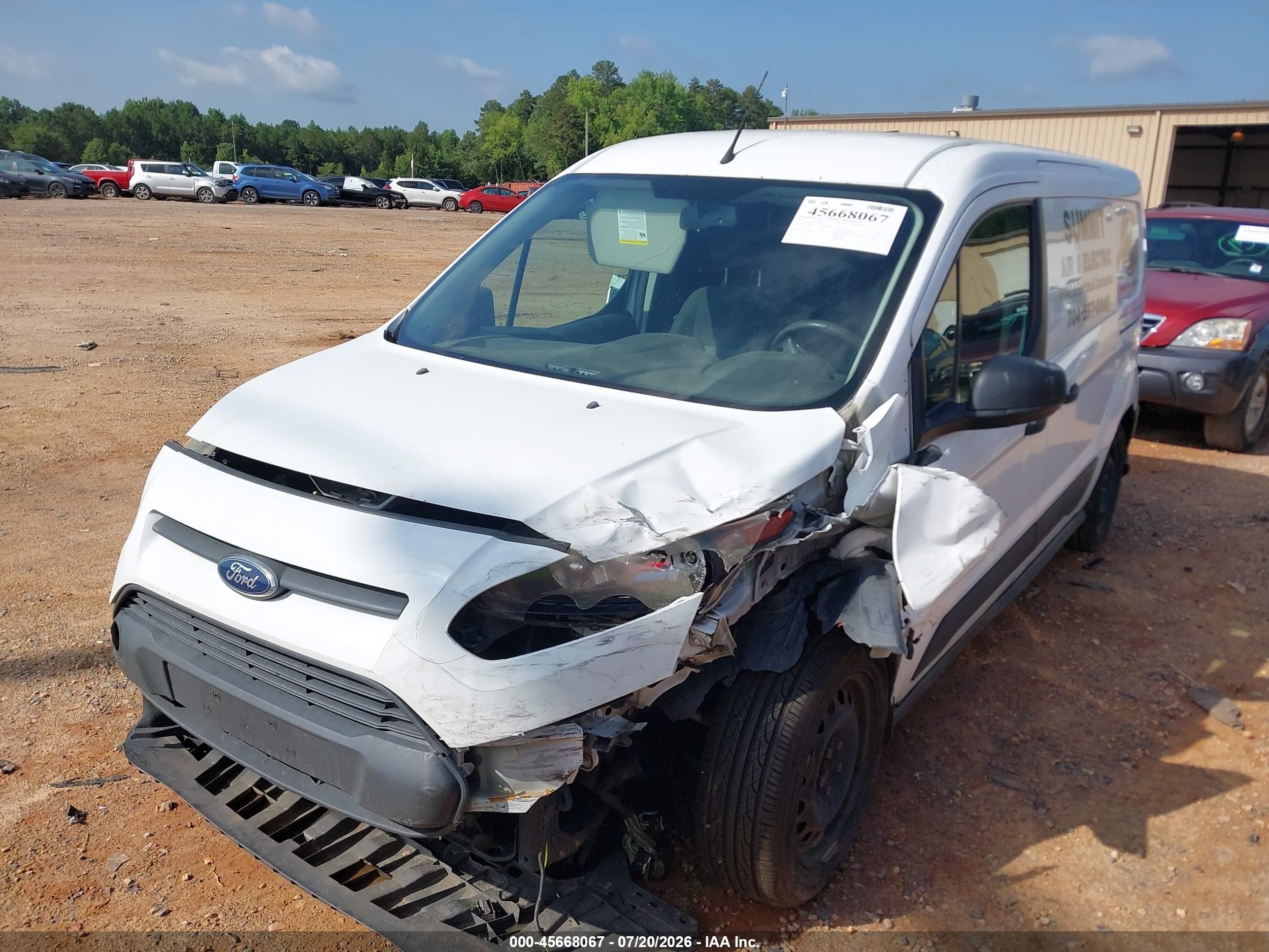 2015 Ford Transit Connect Xl White vin: NM0LS7E77F1193804