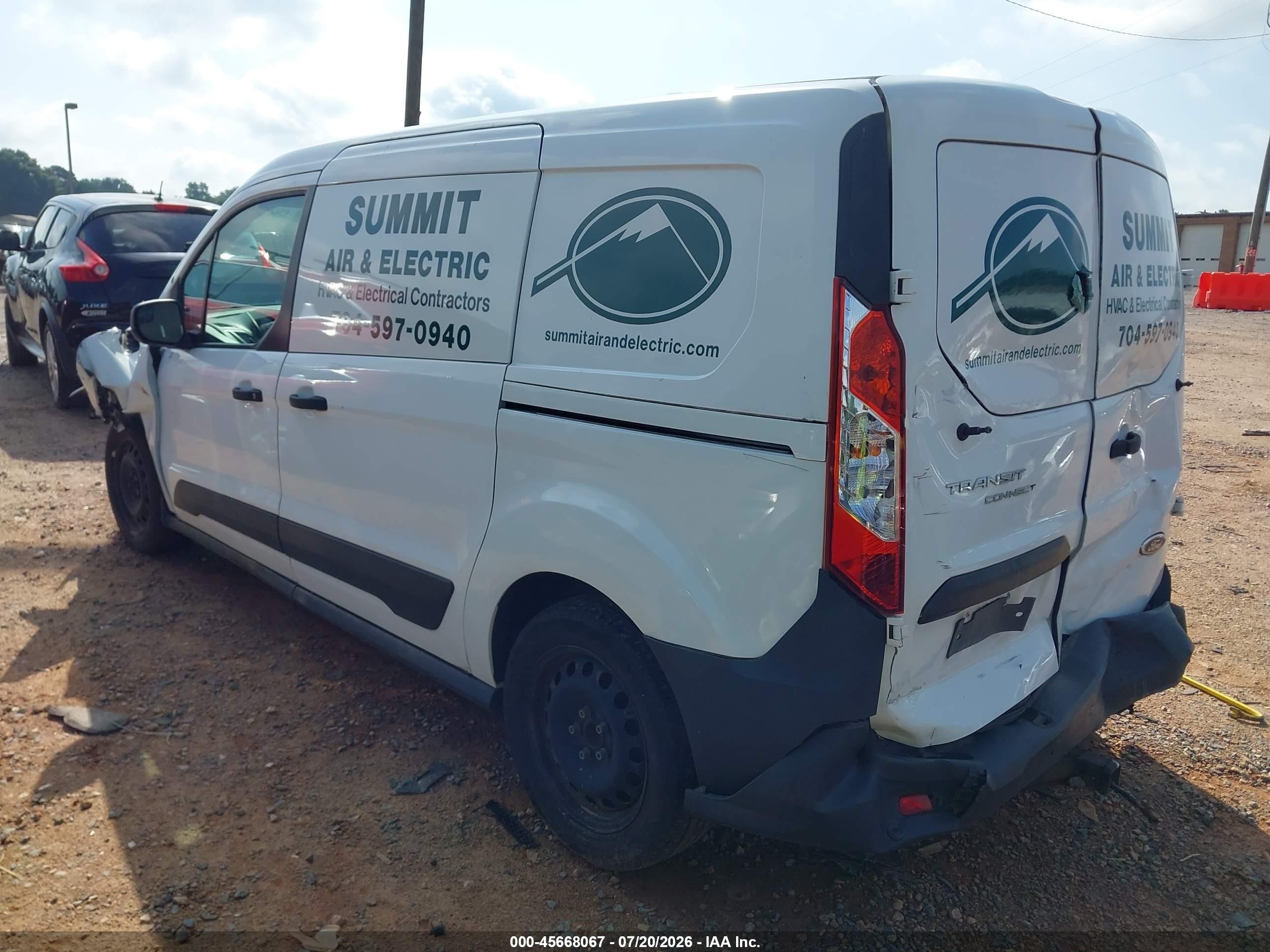 2015 Ford Transit Connect Xl White vin: NM0LS7E77F1193804