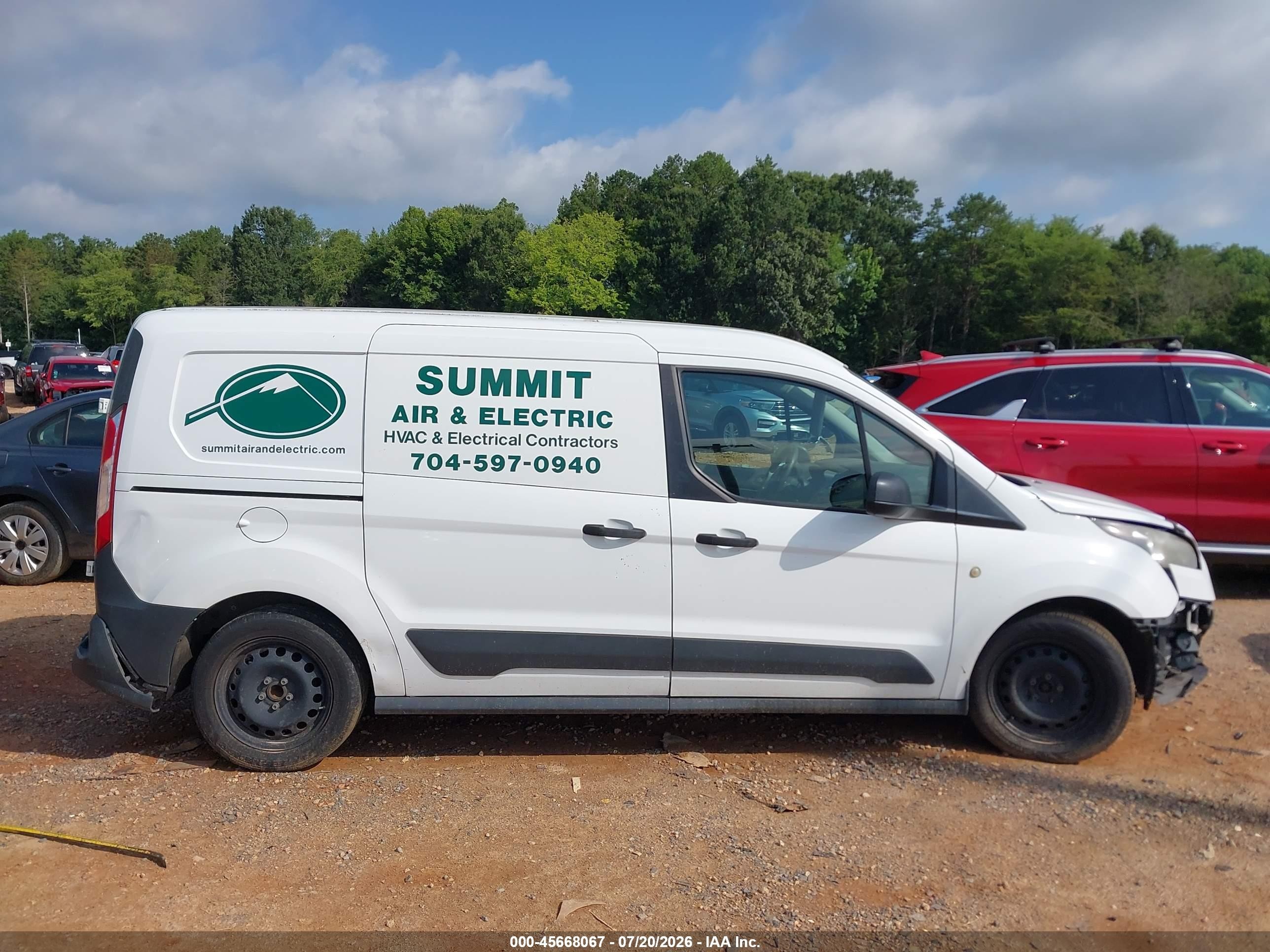 2015 Ford Transit Connect Xl White vin: NM0LS7E77F1193804
