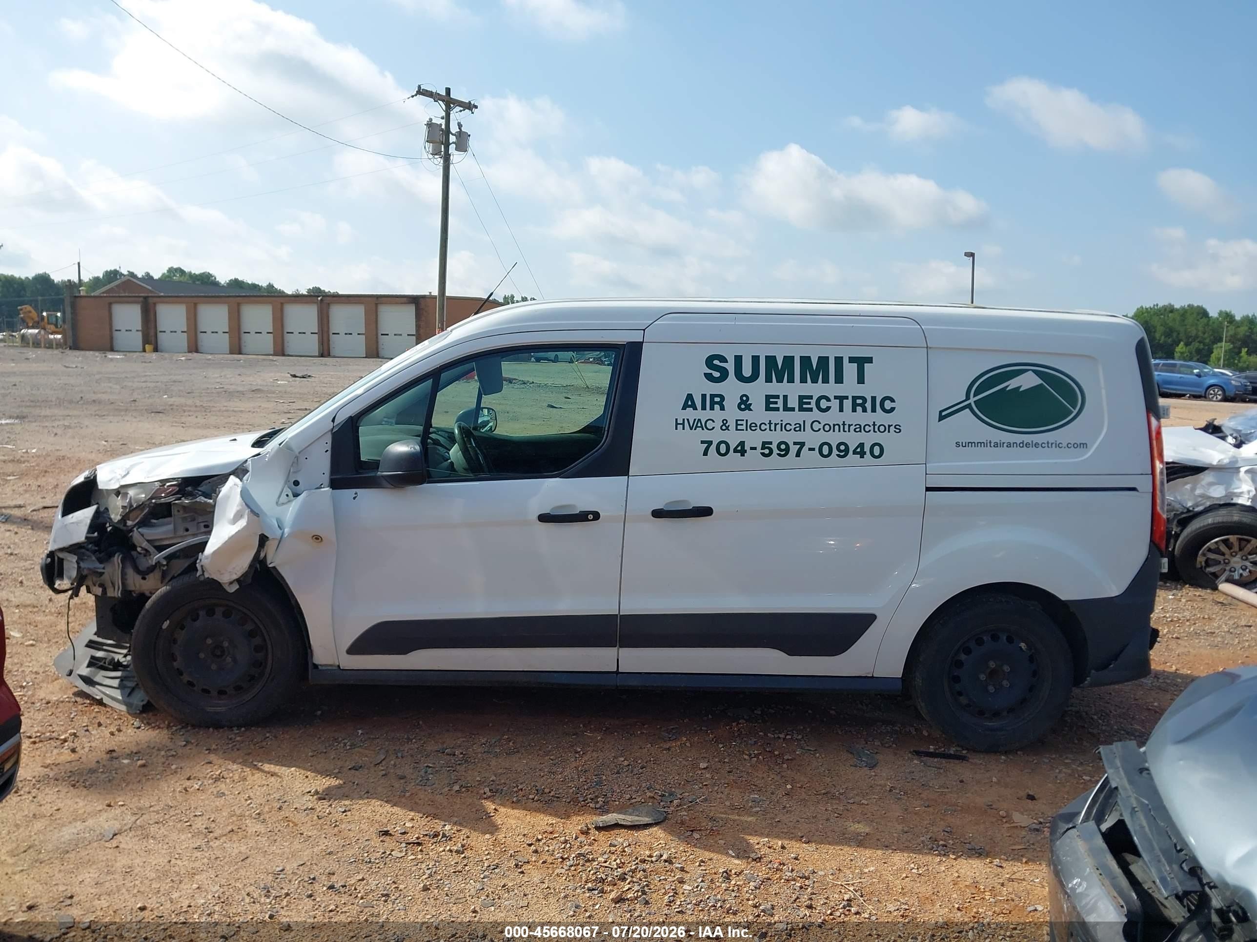 2015 Ford Transit Connect Xl White vin: NM0LS7E77F1193804