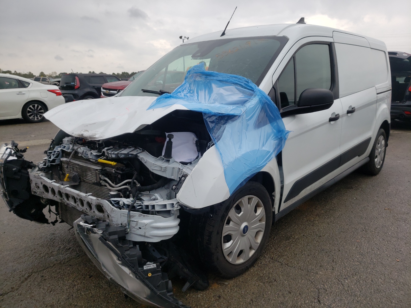 2020 Ford Transit Connect Xl White vin: NM0LS7E77L1446485