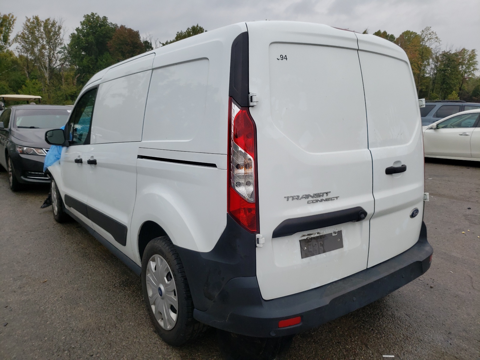 2020 Ford Transit Connect Xl White vin: NM0LS7E77L1446485