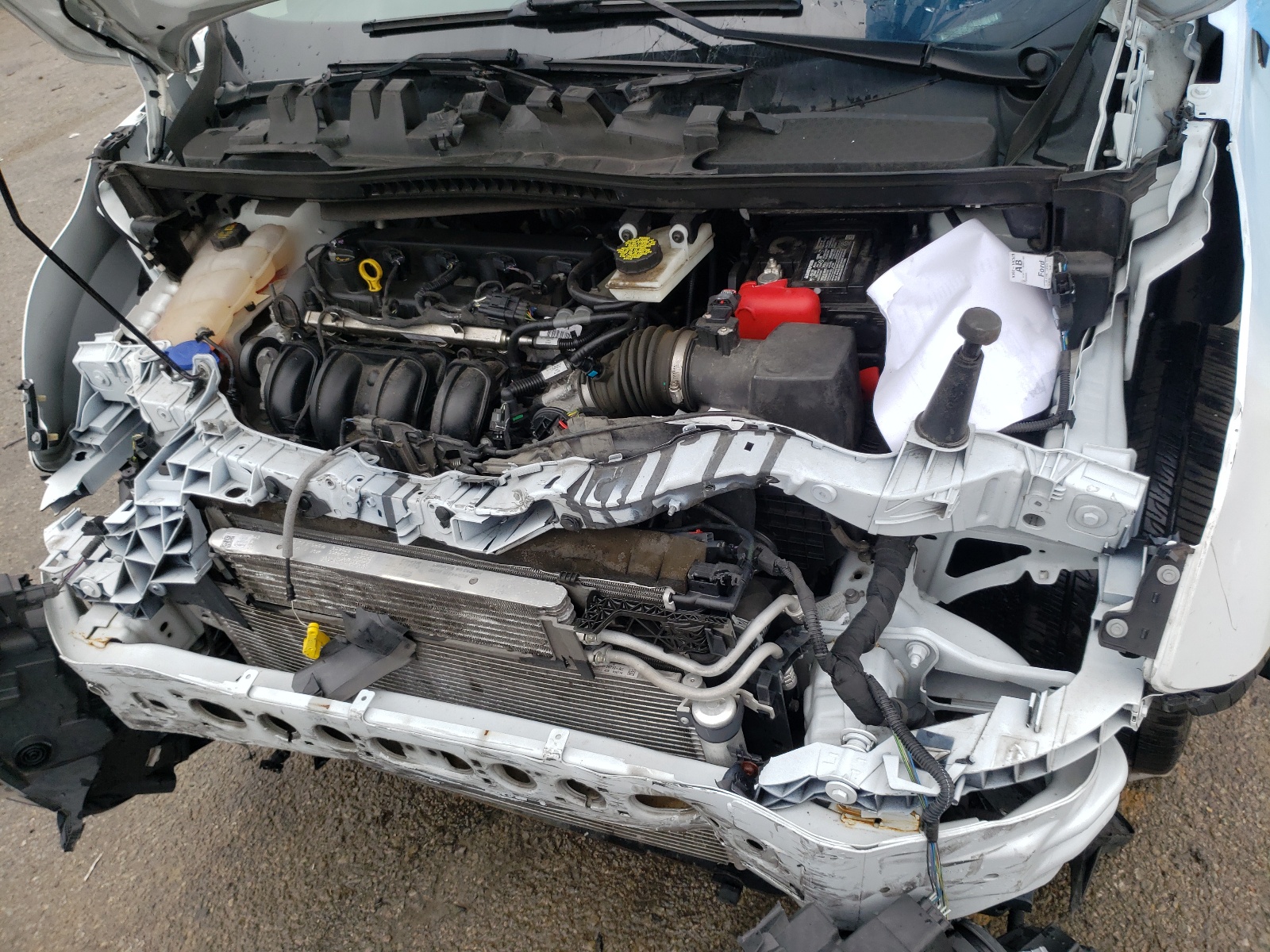 2020 Ford Transit Connect Xl White vin: NM0LS7E77L1446485