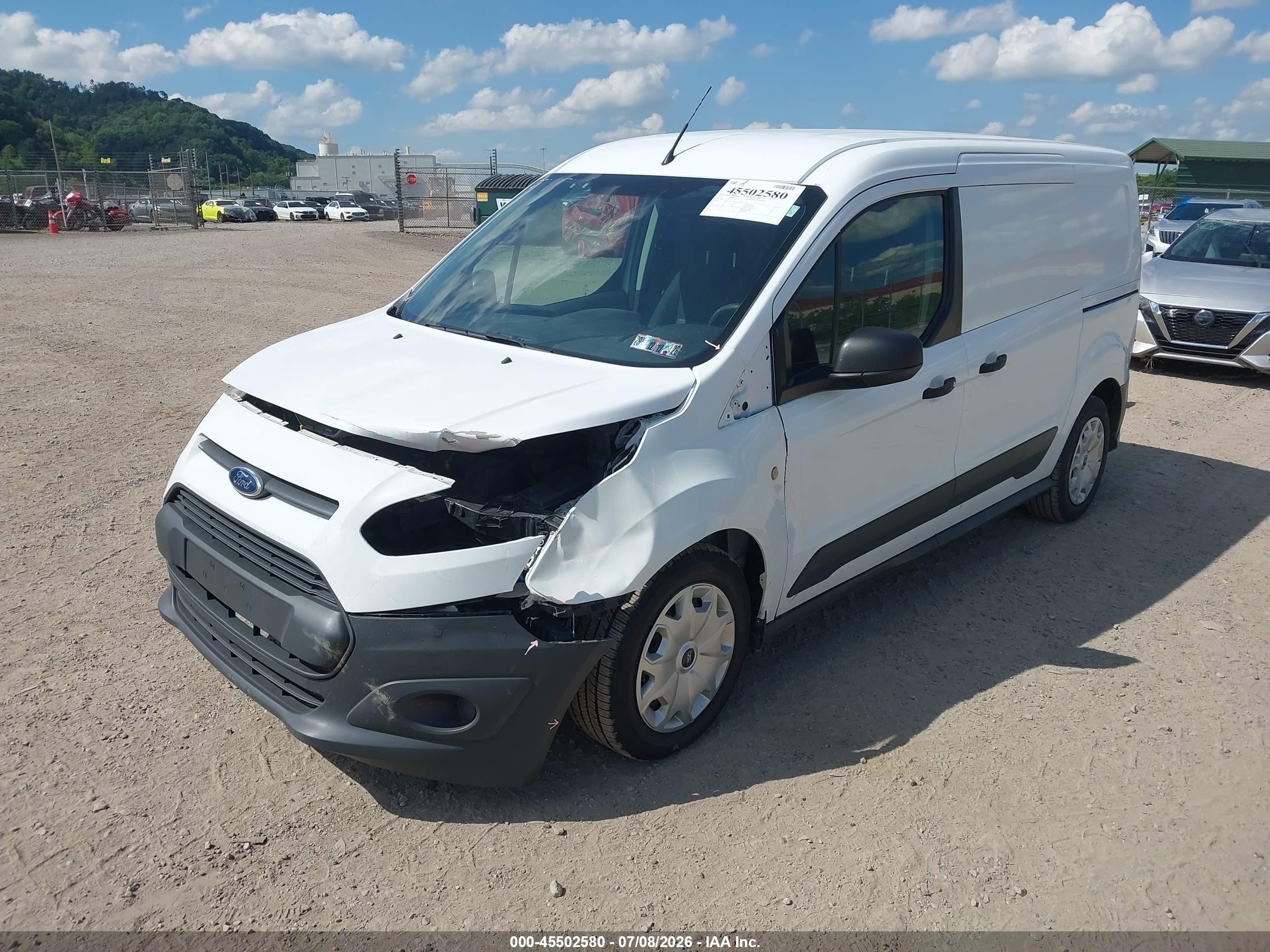 2015 Ford Transit Connect Xl White vin: NM0LS7E78F1211100