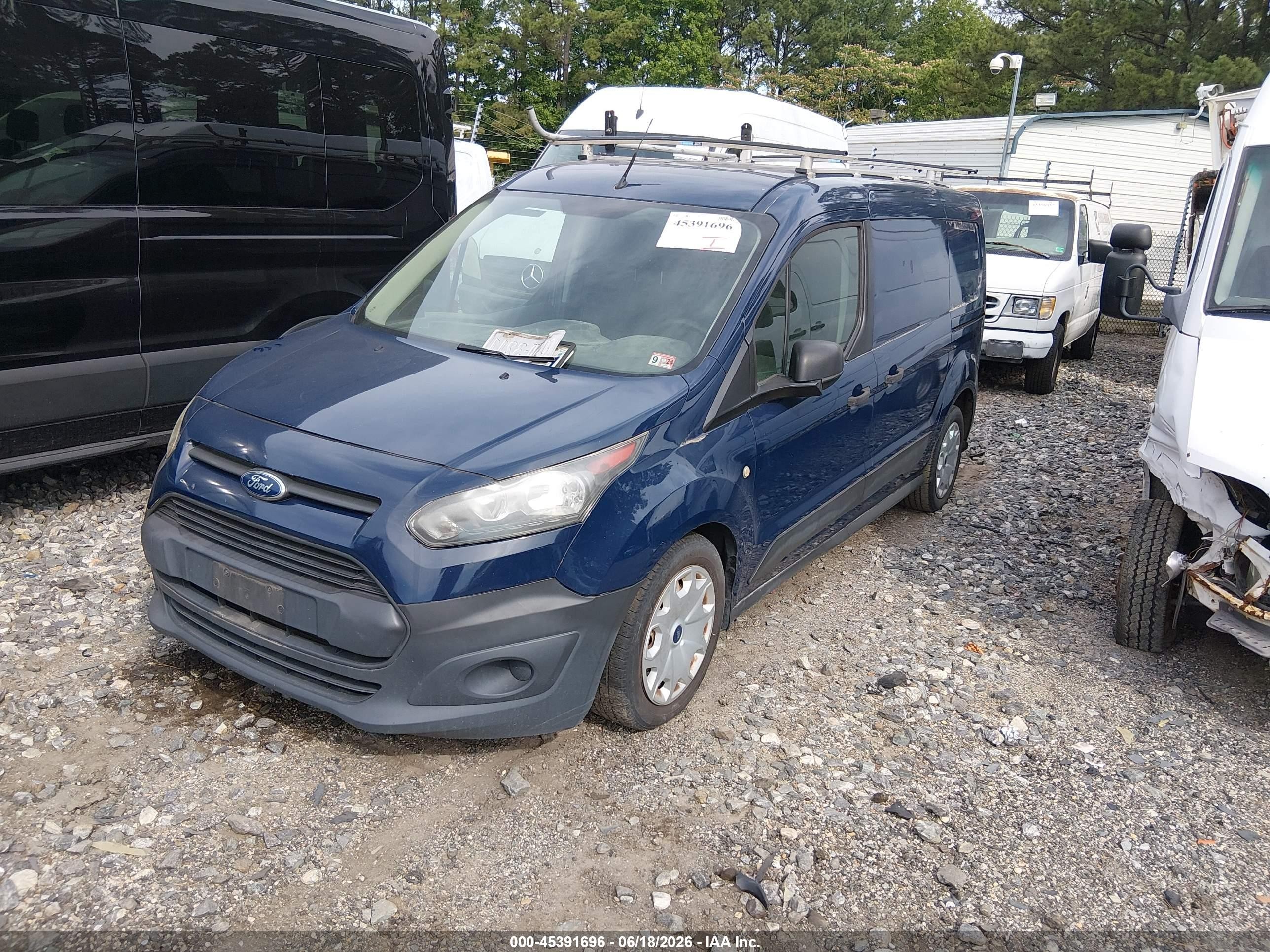2015 Ford Transit Connect Xl Blue vin: NM0LS7E78F1214692