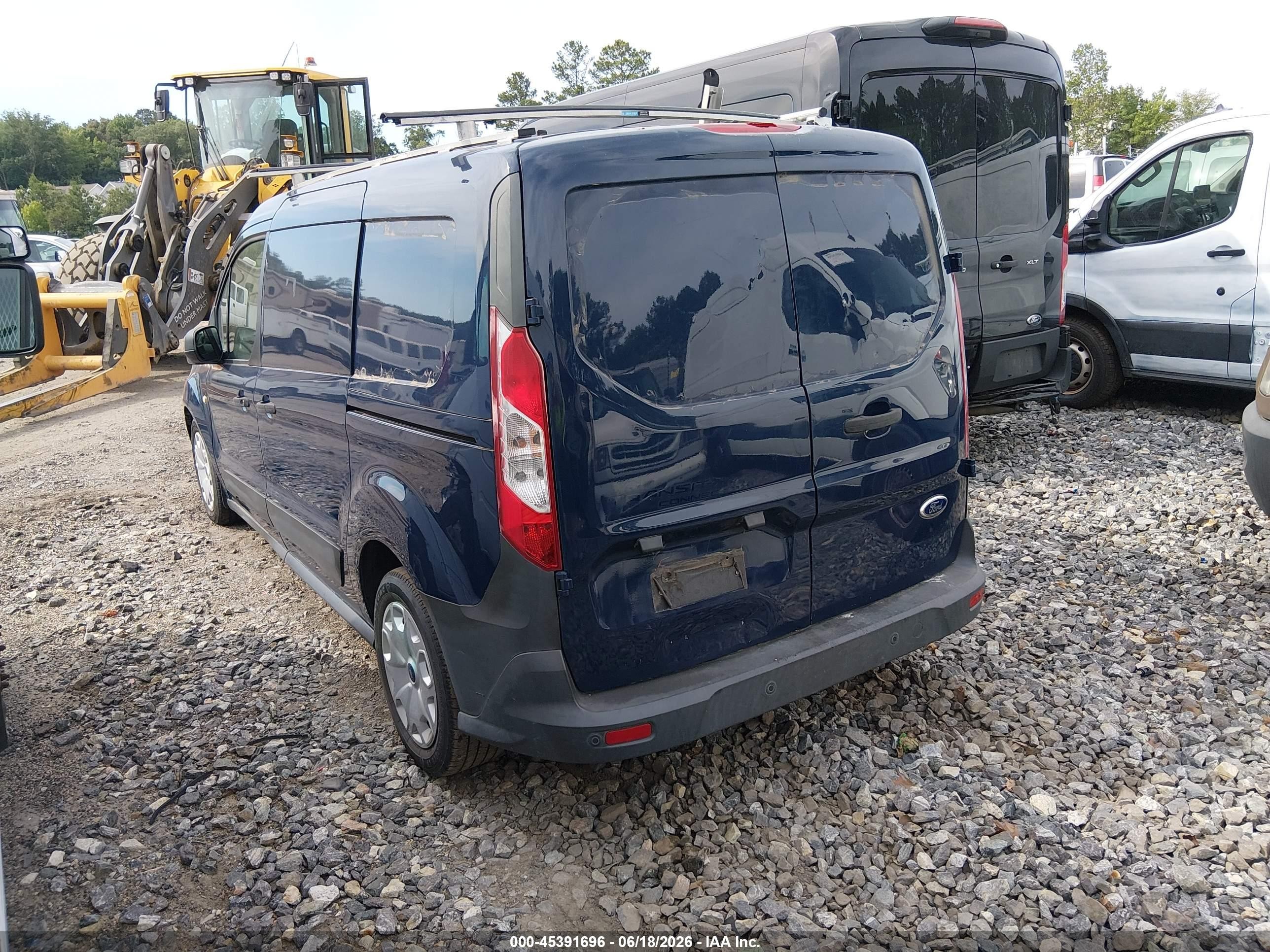 2015 Ford Transit Connect Xl Blue vin: NM0LS7E78F1214692