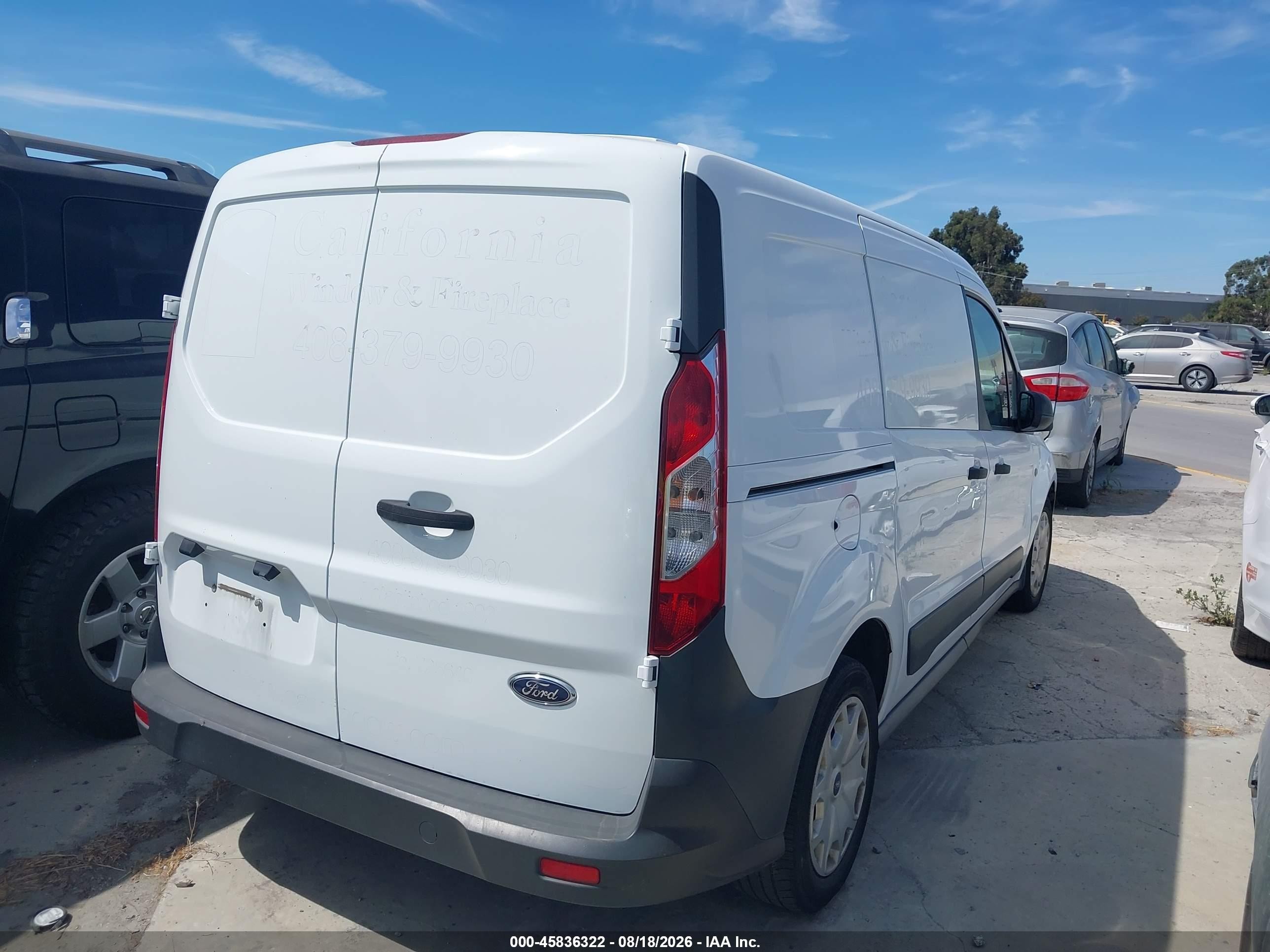 2015 Ford Transit Connect Xl White vin: NM0LS7E78F1214773