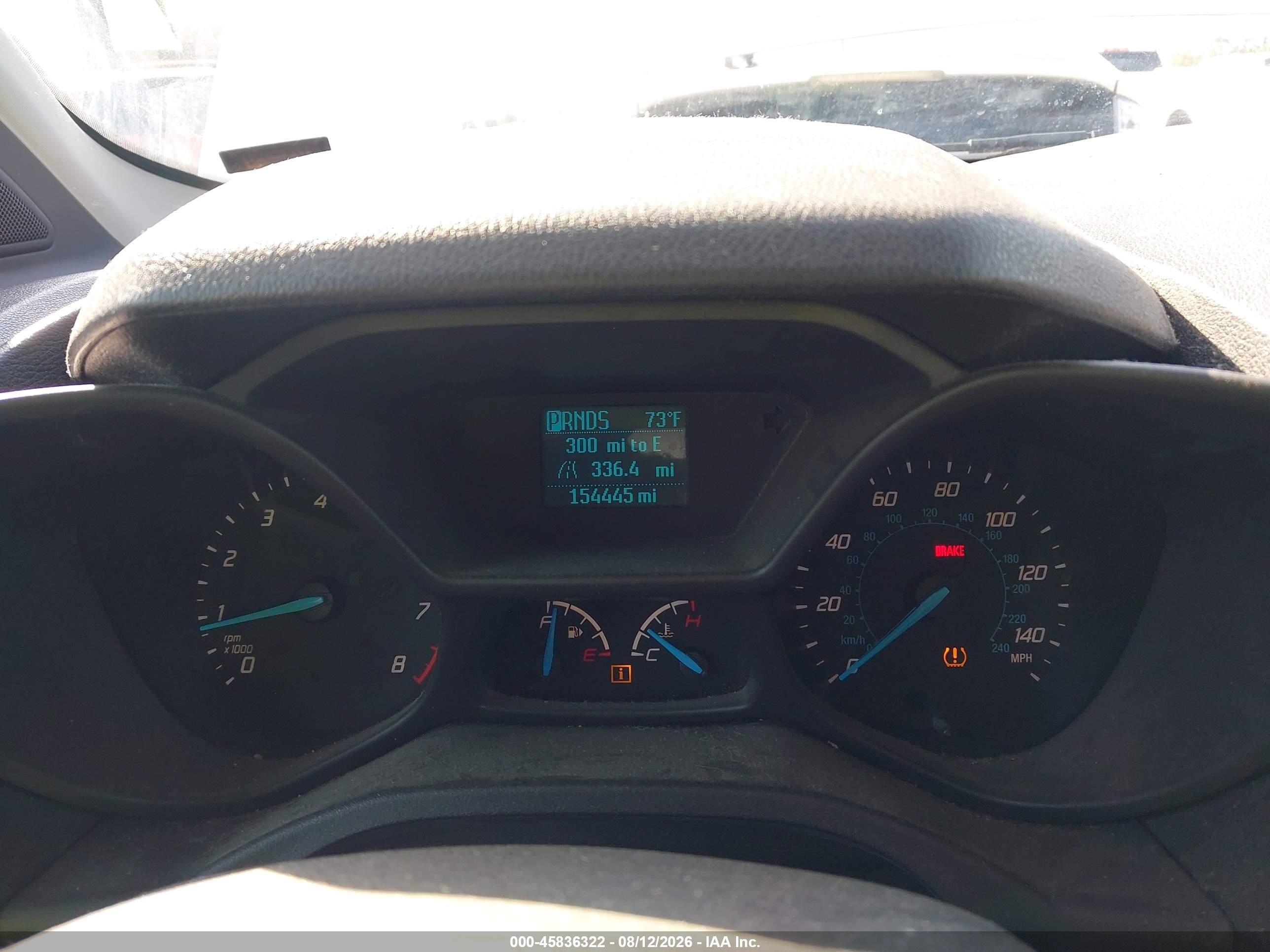 2015 Ford Transit Connect Xl White vin: NM0LS7E78F1214773