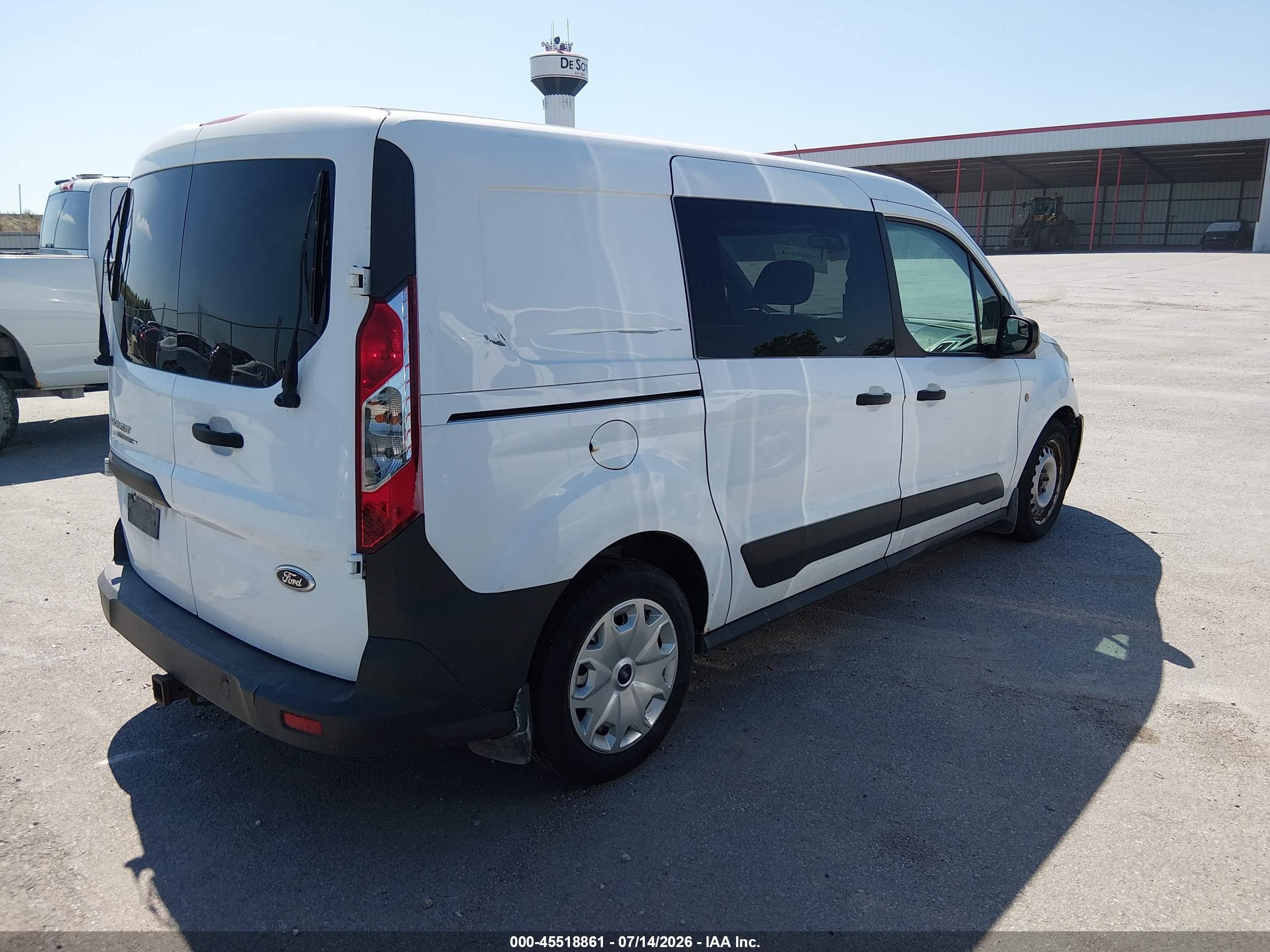 2014 Ford Transit Connect Xl White vin: NM0LS7E79E1152167