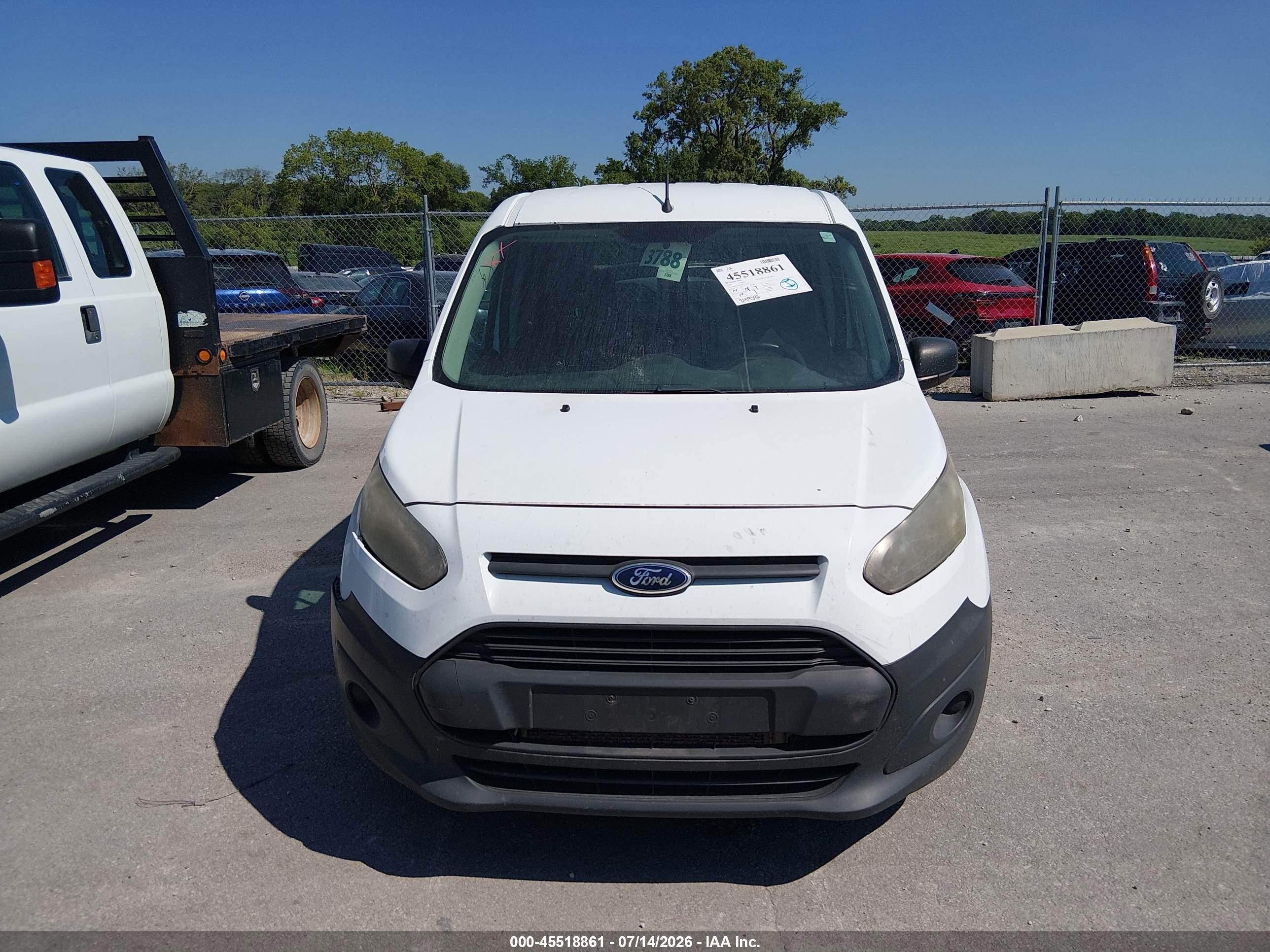 2014 Ford Transit Connect Xl White vin: NM0LS7E79E1152167