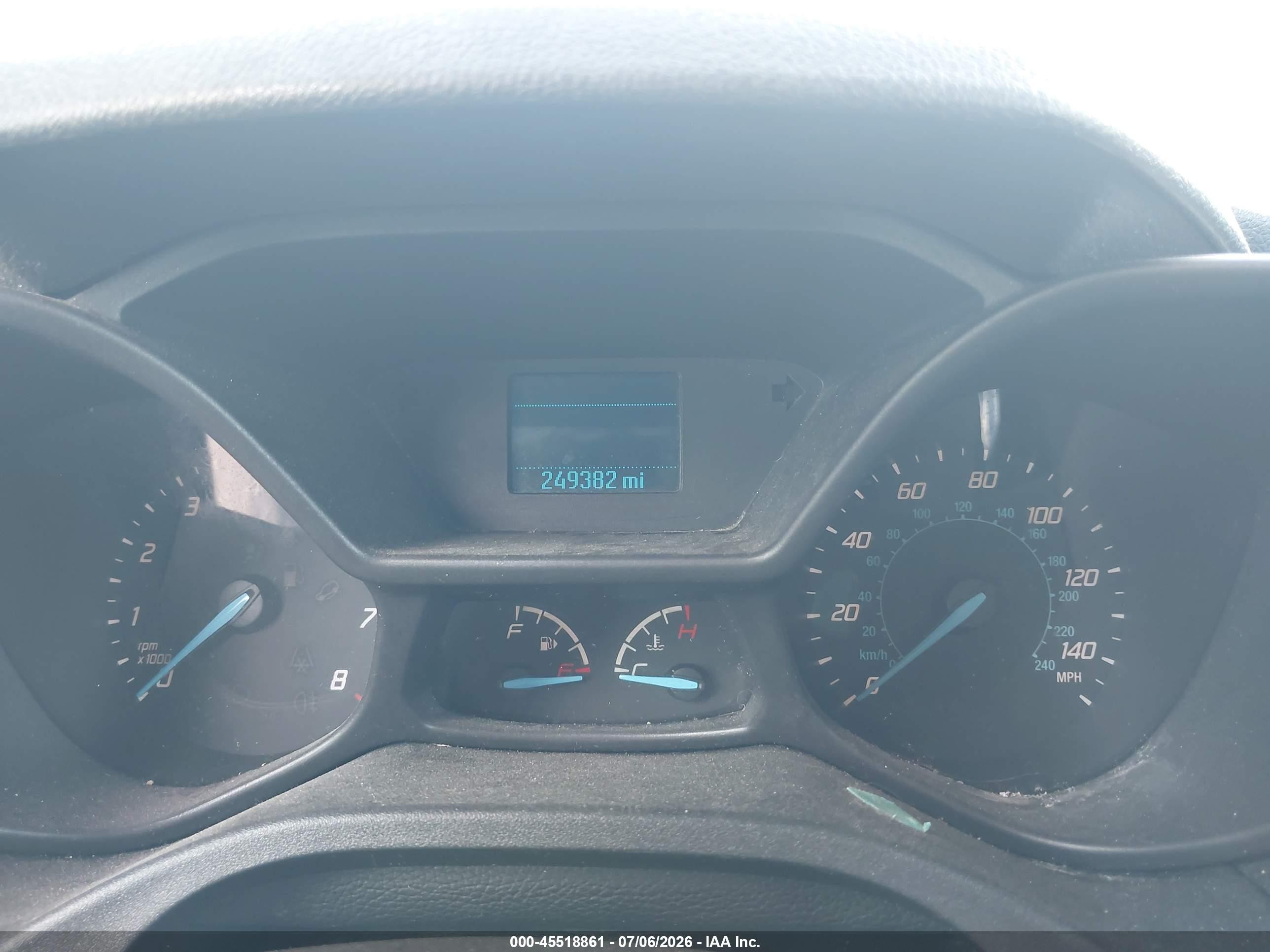 2014 Ford Transit Connect Xl White vin: NM0LS7E79E1152167