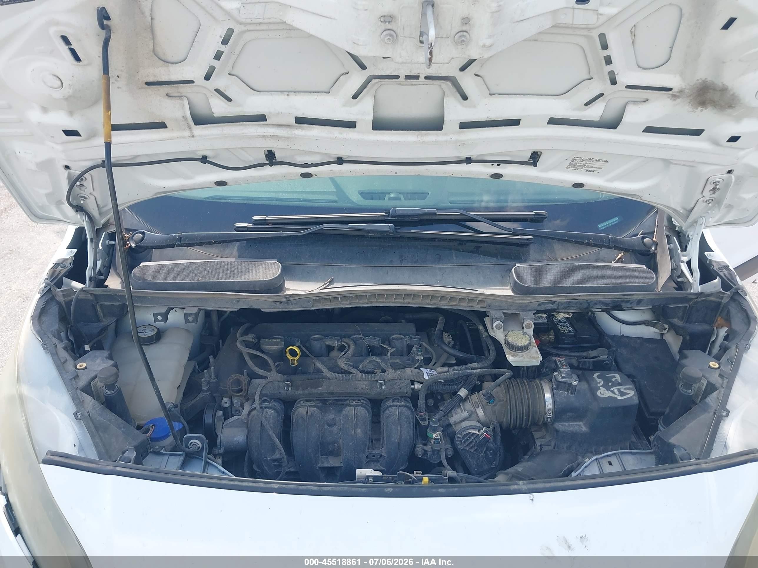2014 Ford Transit Connect Xl White vin: NM0LS7E79E1152167