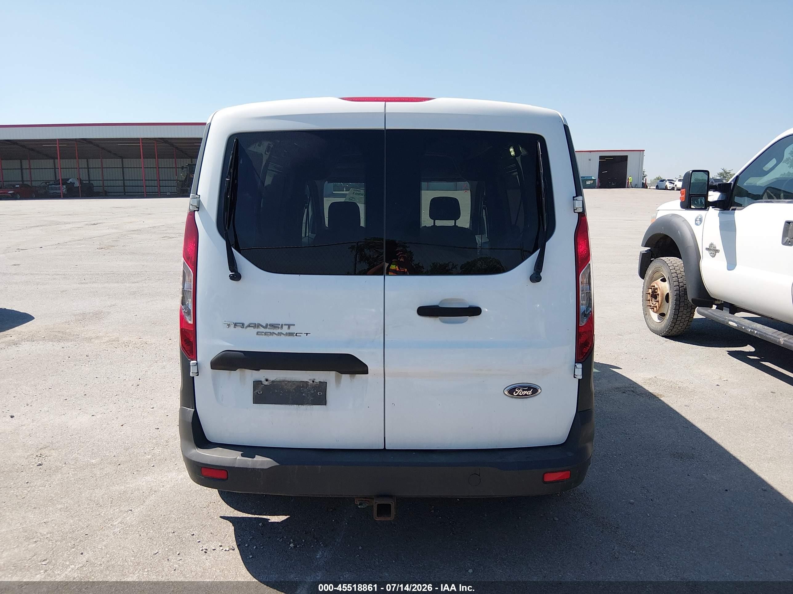 2014 Ford Transit Connect Xl White vin: NM0LS7E79E1152167