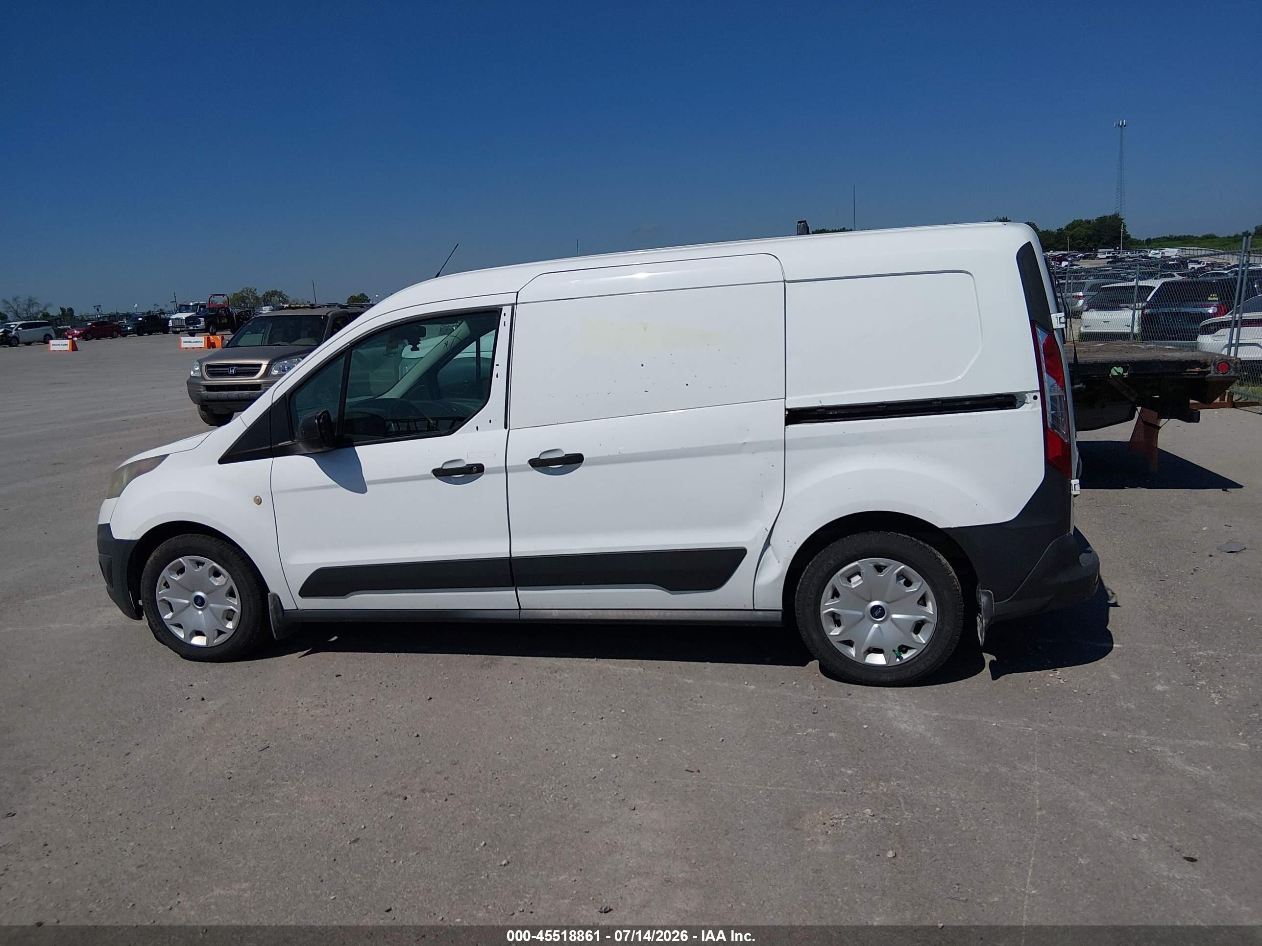2014 Ford Transit Connect Xl White vin: NM0LS7E79E1152167