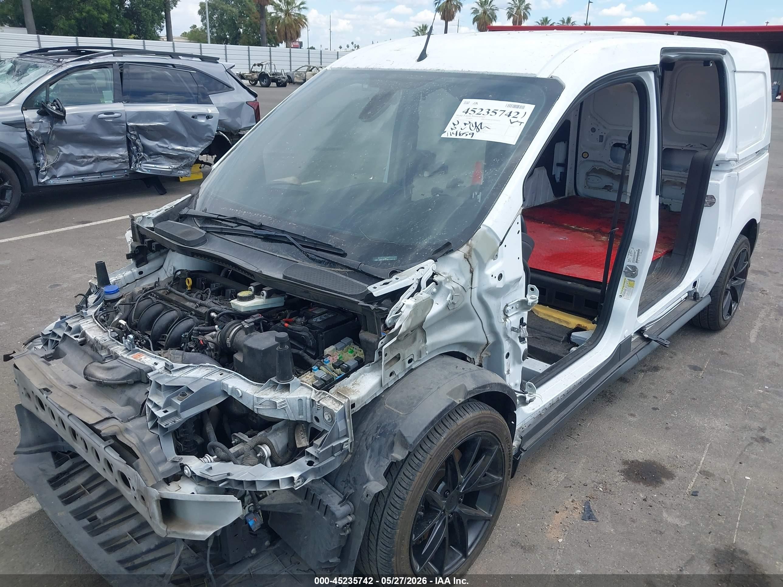 2014 Ford Transit Connect Xl White vin: NM0LS7E79E1153710