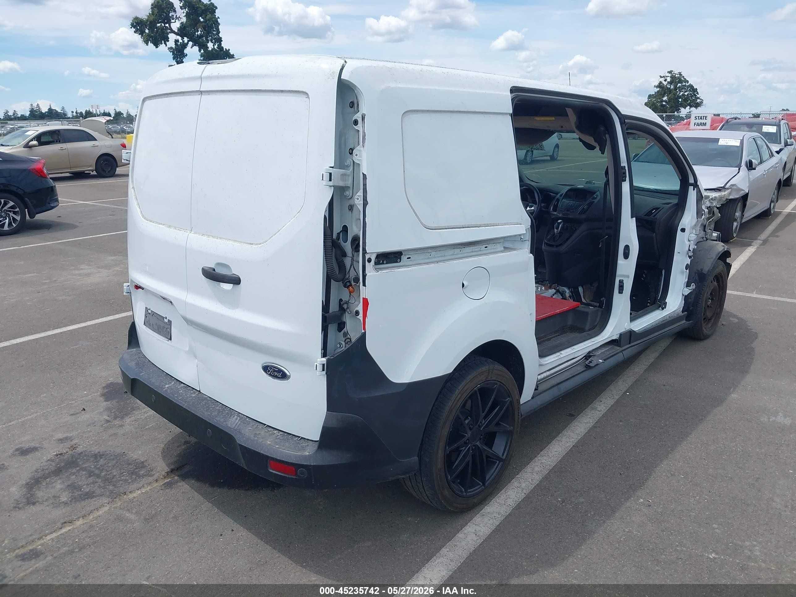 2014 Ford Transit Connect Xl White vin: NM0LS7E79E1153710