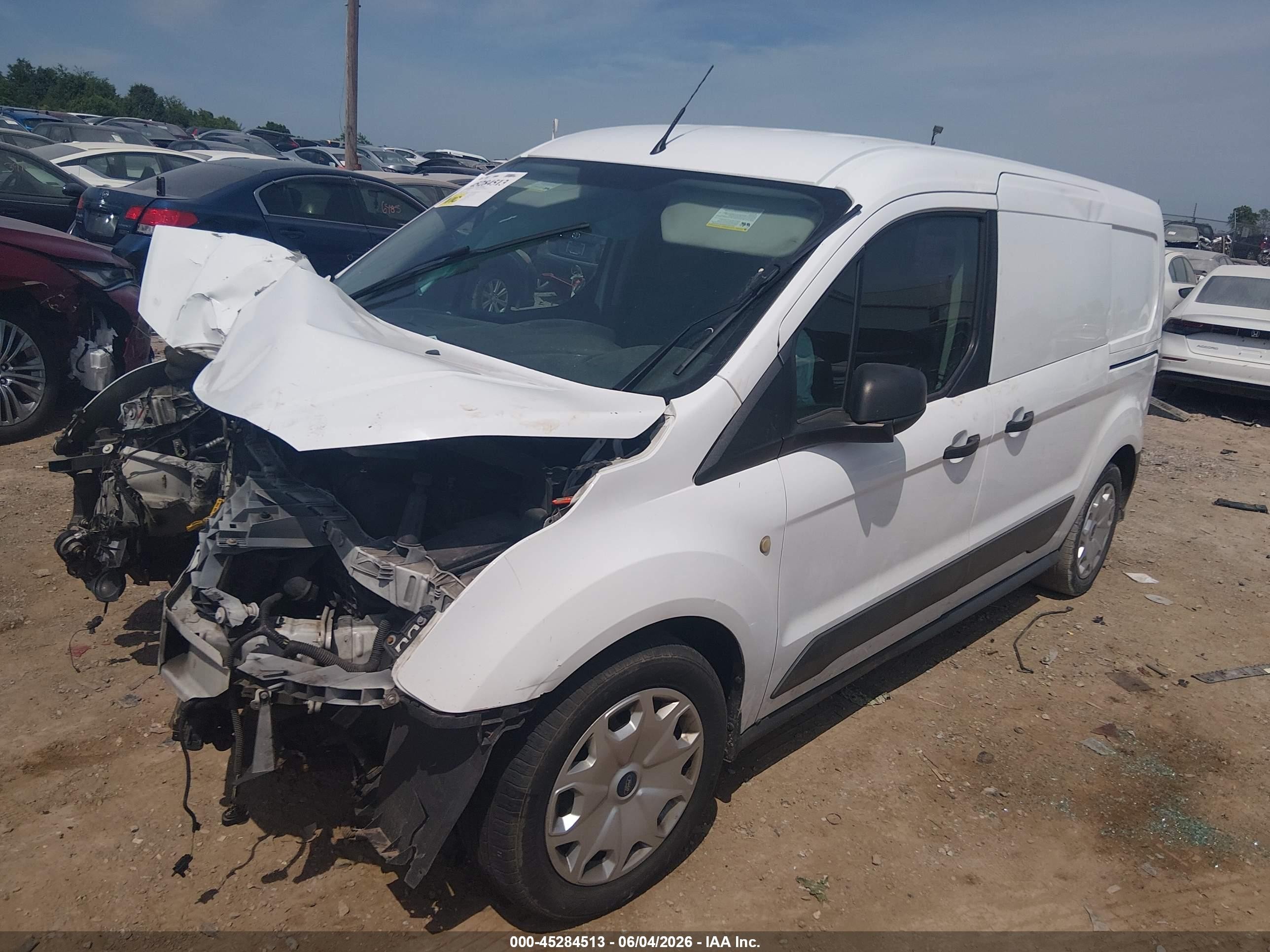 2014 Ford Transit Connect Xl White vin: NM0LS7E79E1158017