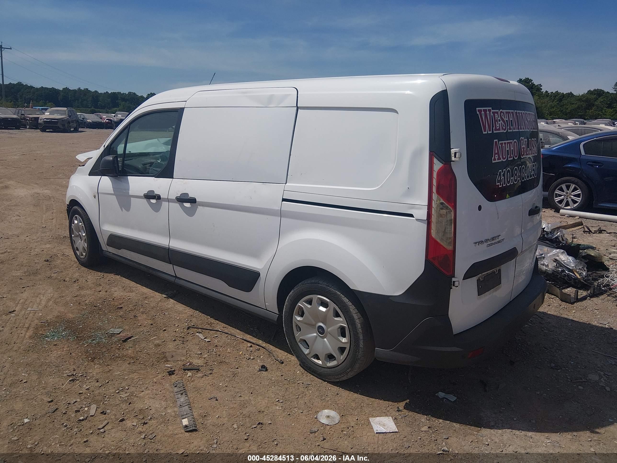 2014 Ford Transit Connect Xl White vin: NM0LS7E79E1158017