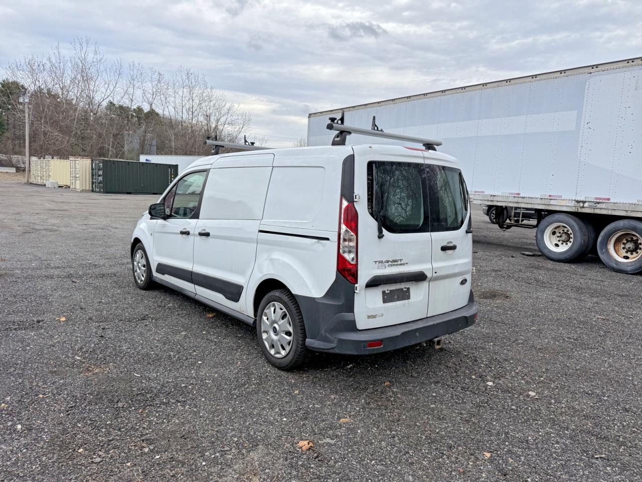 2015 Ford Transit Connect Xl White vin: NM0LS7E79F1189141