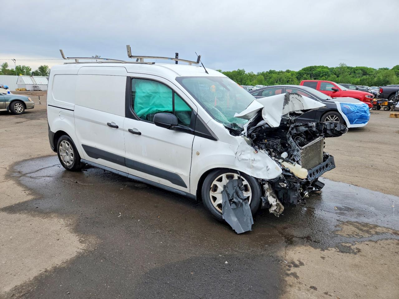 2017 Ford Transit Connect Xl White vin: NM0LS7E79H1332771