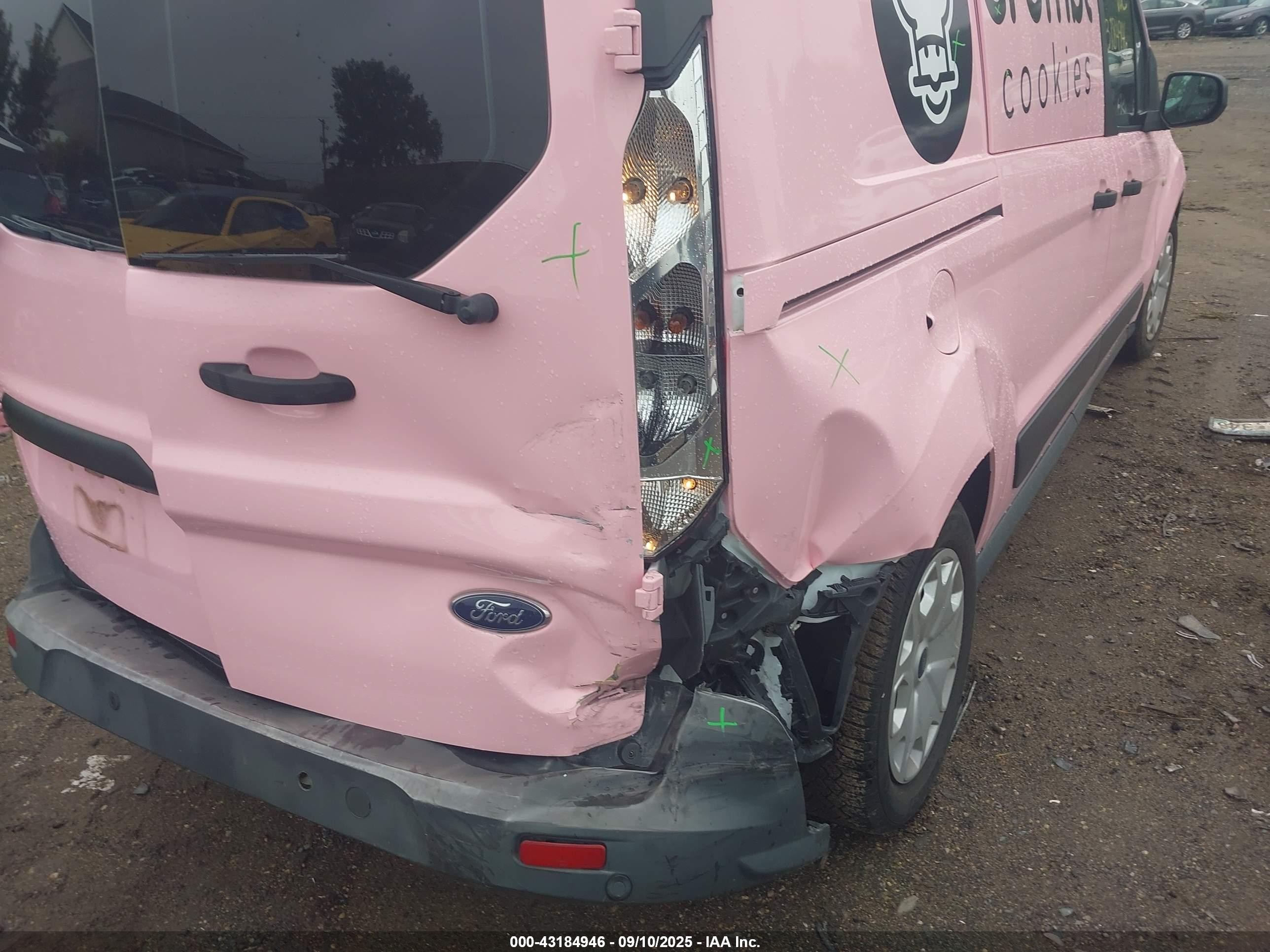 2018 Ford Transit Connect Xl Розовый vin: NM0LS7E79J1364531