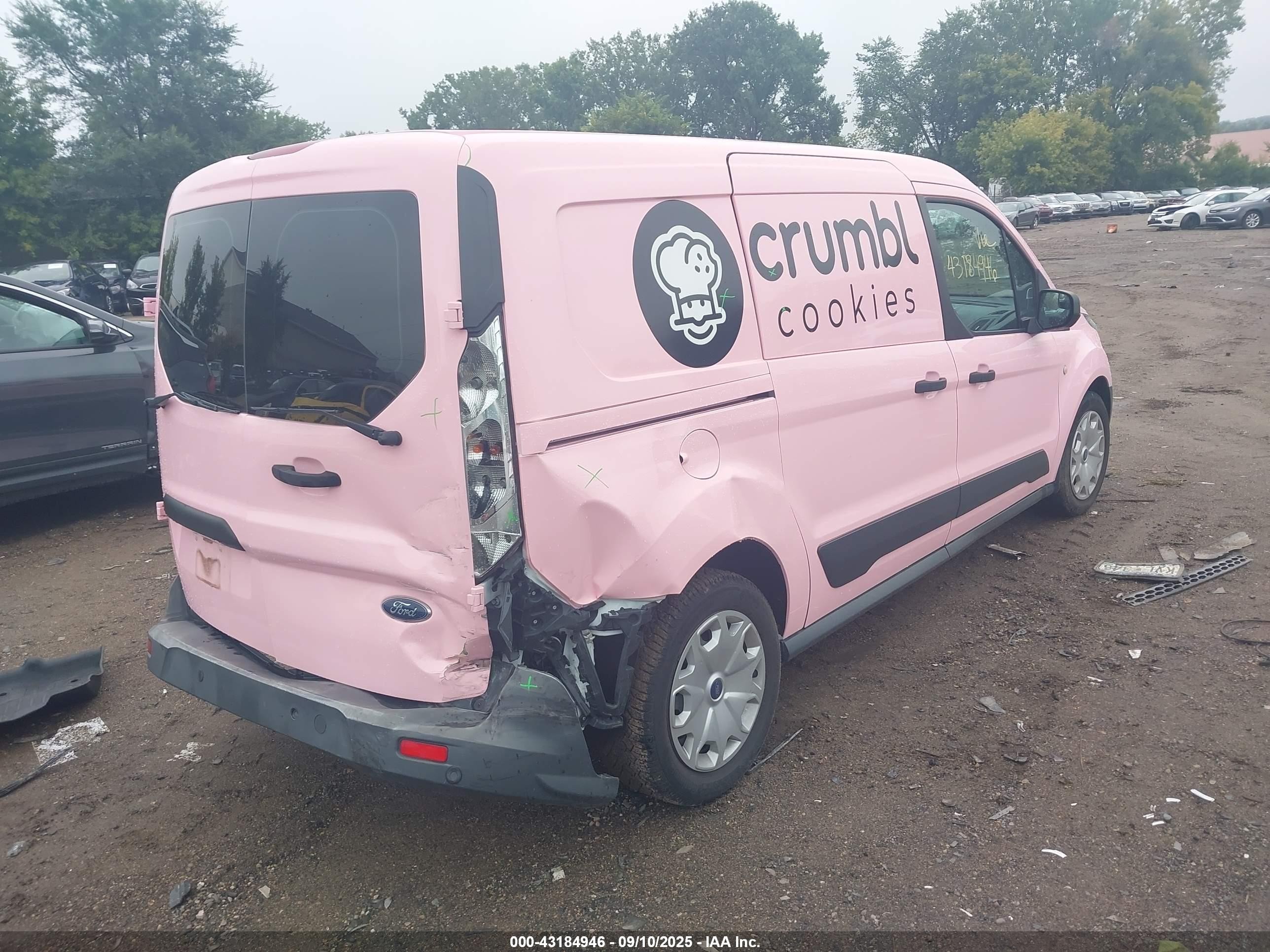 2018 Ford Transit Connect Xl Розовый vin: NM0LS7E79J1364531