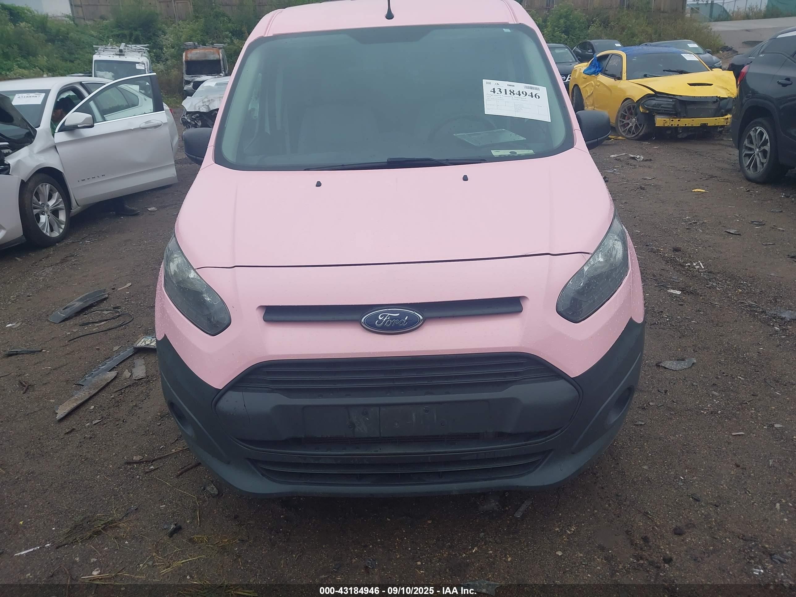 2018 Ford Transit Connect Xl Розовый vin: NM0LS7E79J1364531