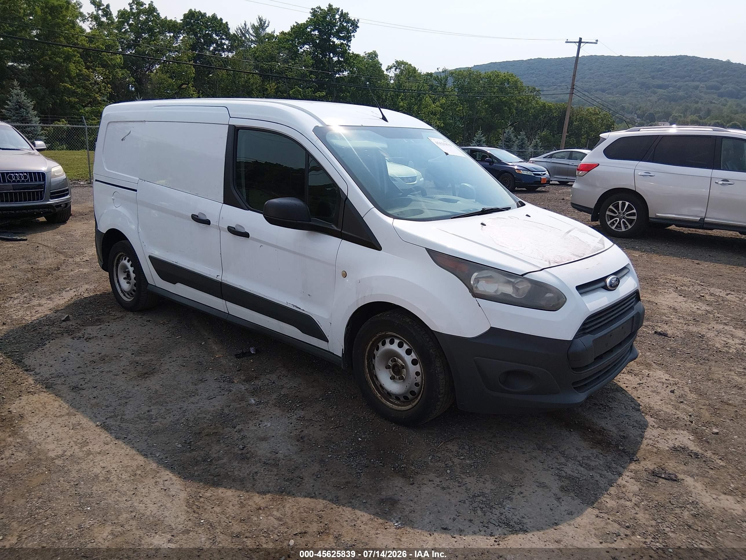 2014 Ford Transit Connect Xl White vin: NM0LS7E7XE1165378
