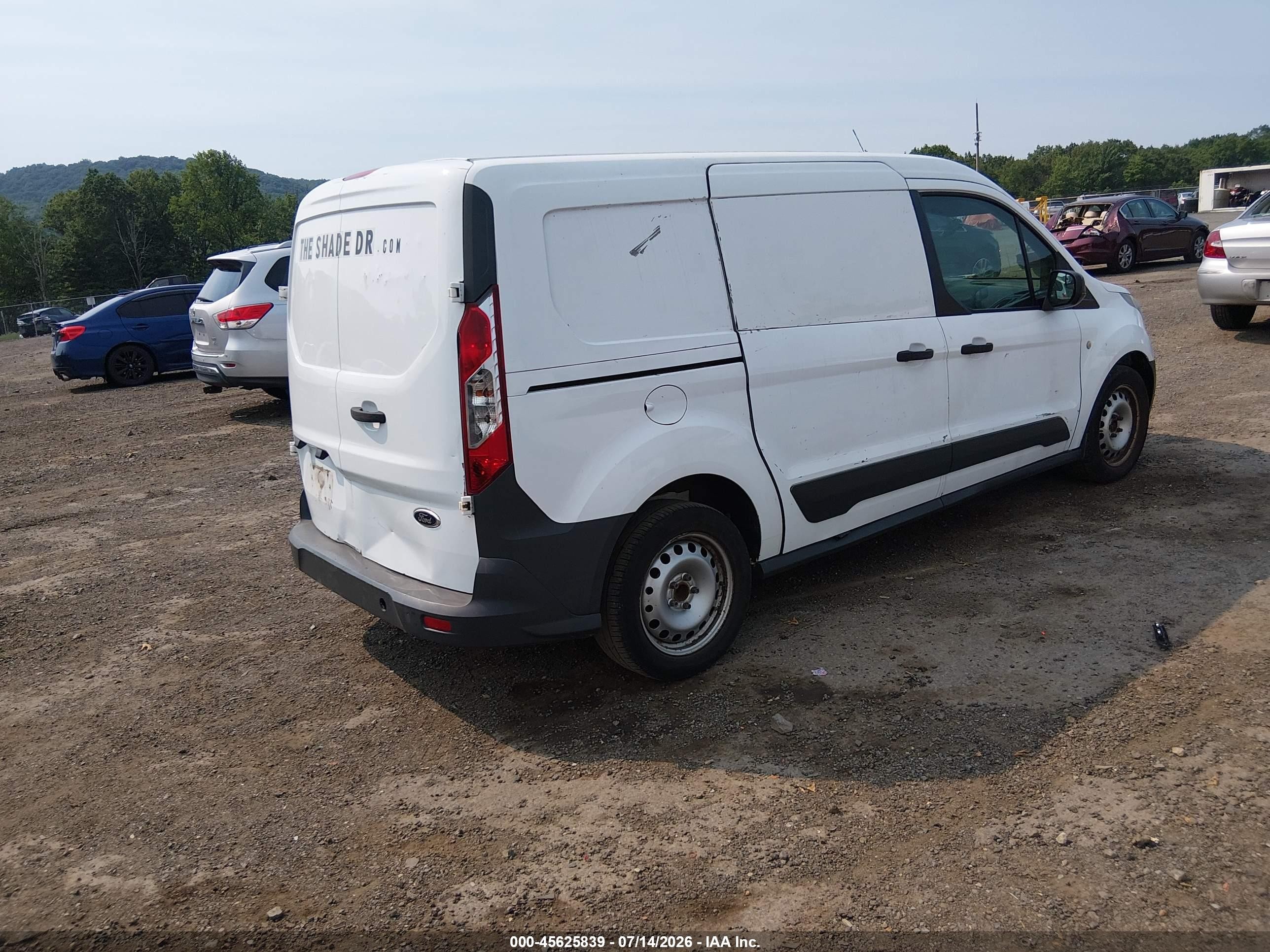 2014 Ford Transit Connect Xl White vin: NM0LS7E7XE1165378