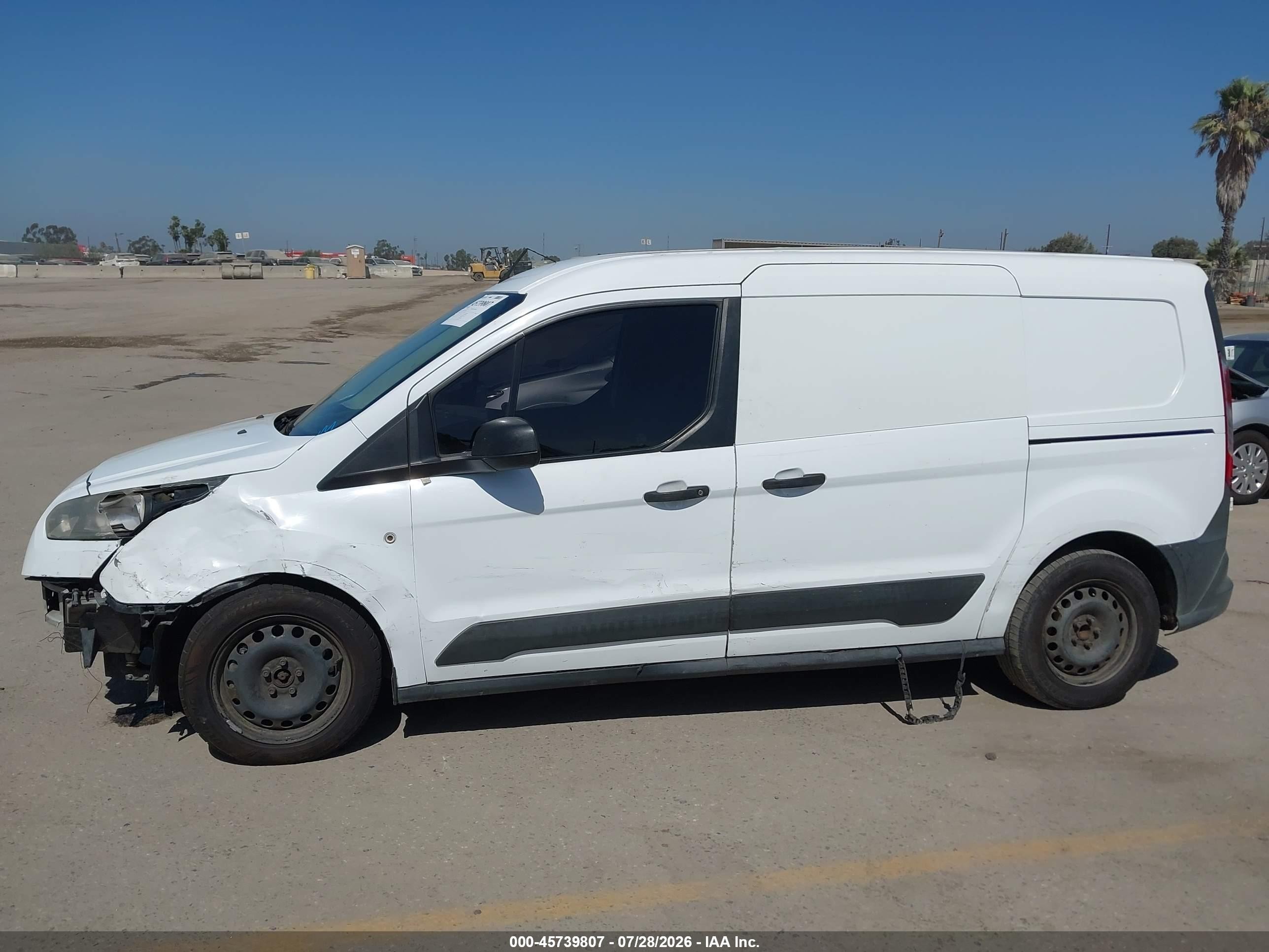 2015 Ford Transit Connect Xl White vin: NM0LS7E7XF1187298