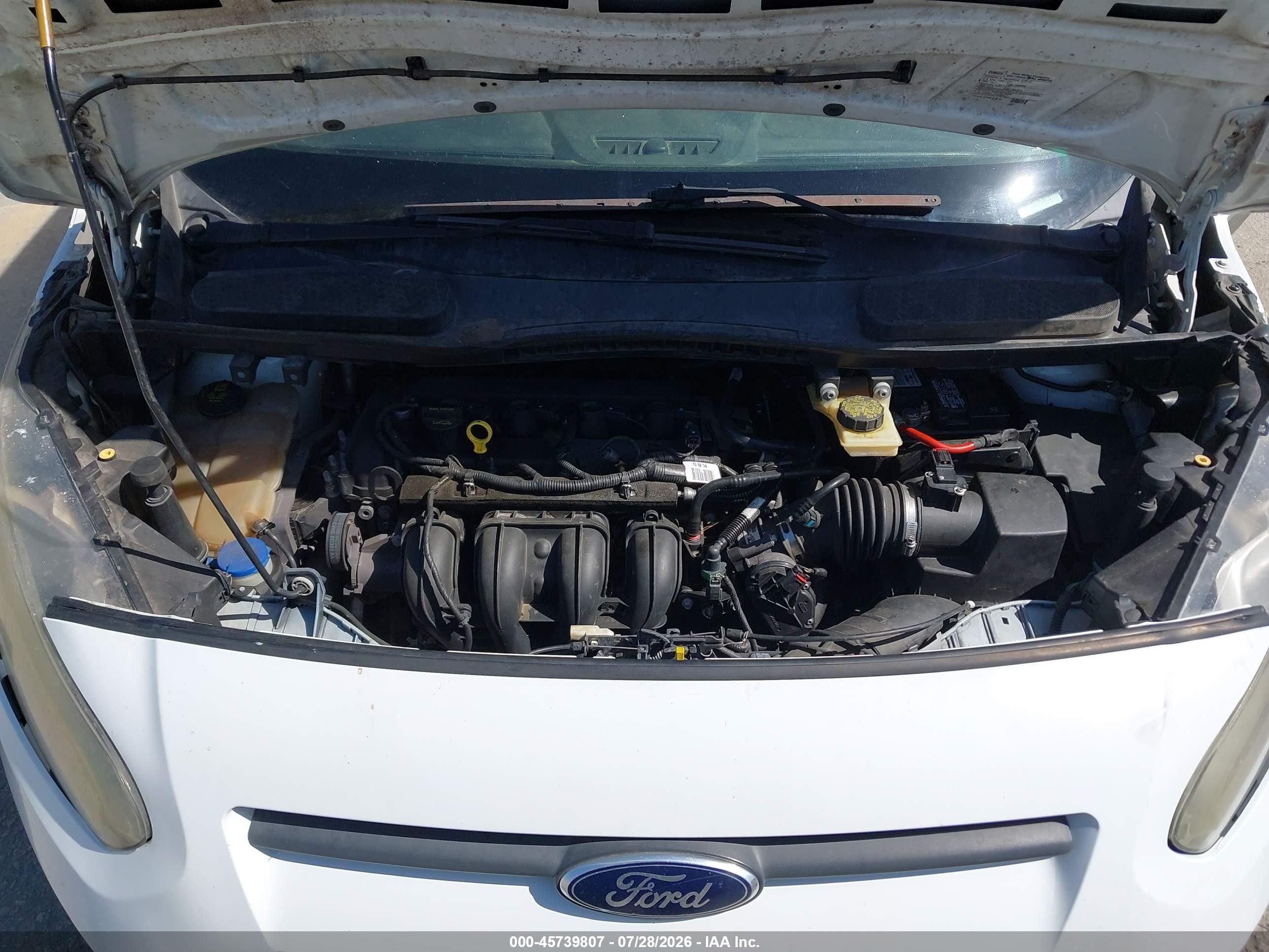 2015 Ford Transit Connect Xl White vin: NM0LS7E7XF1187298