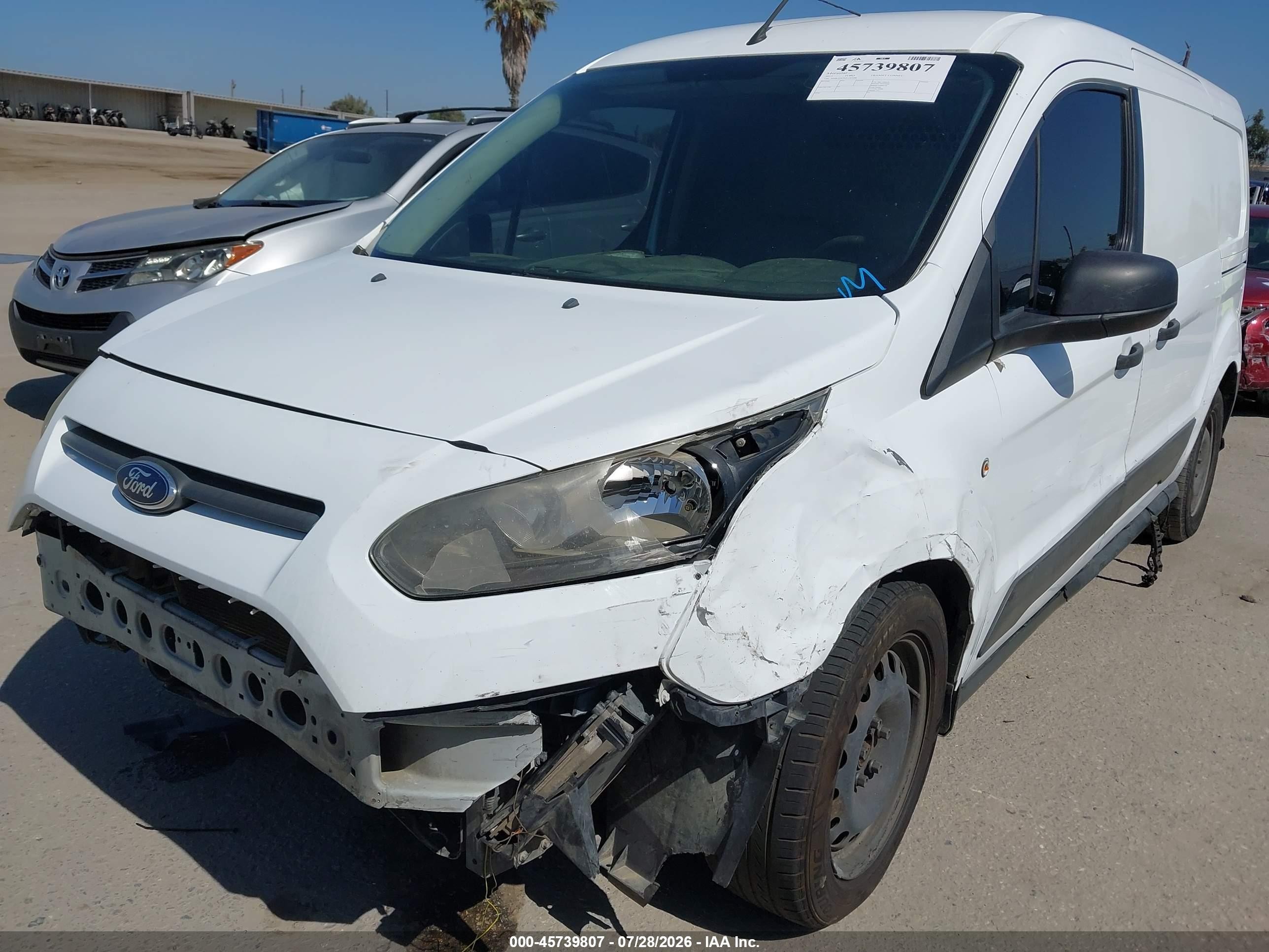 2015 Ford Transit Connect Xl White vin: NM0LS7E7XF1187298