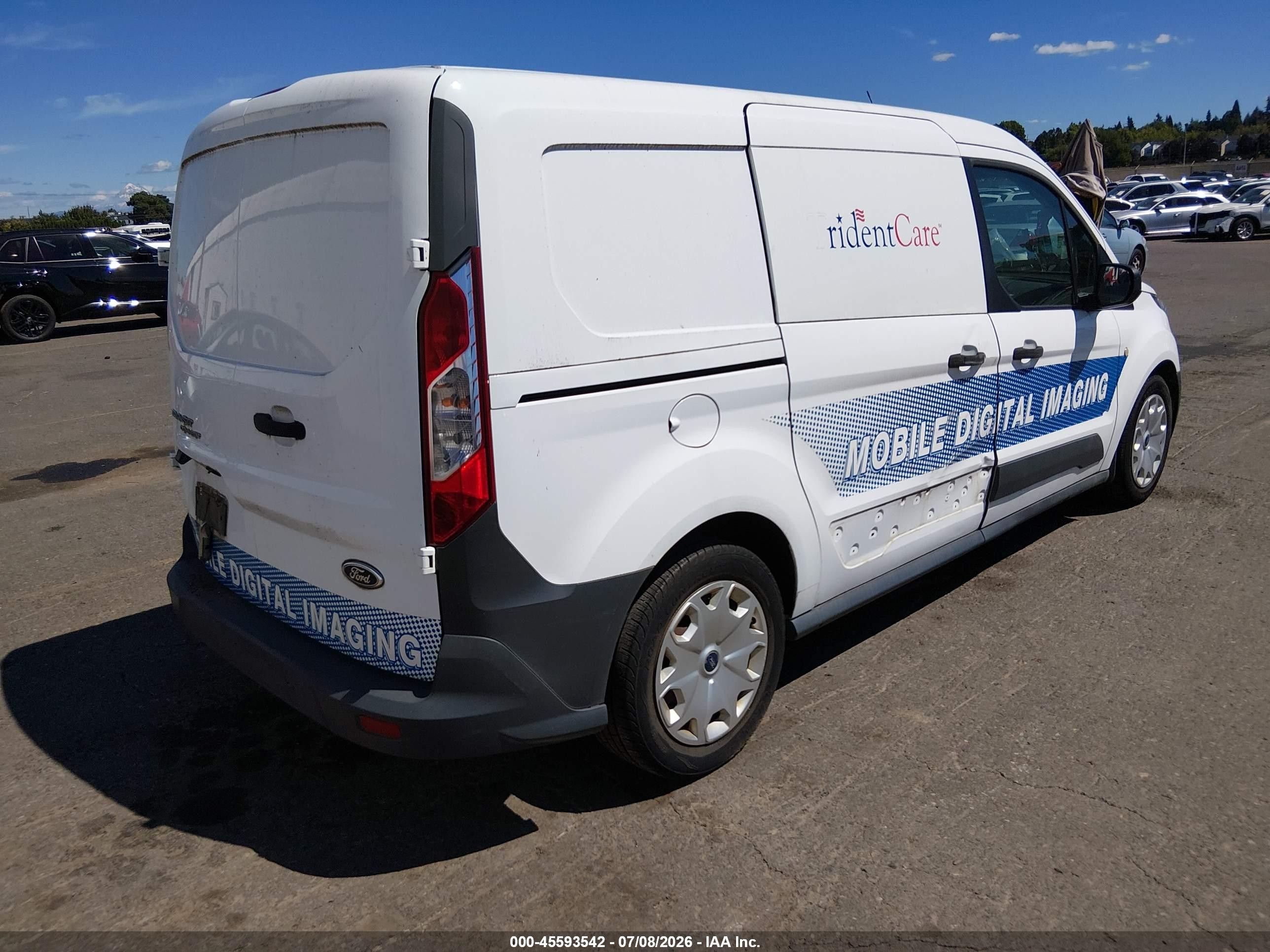 2015 Ford Transit Connect Xl White vin: NM0LS7E7XF1193456