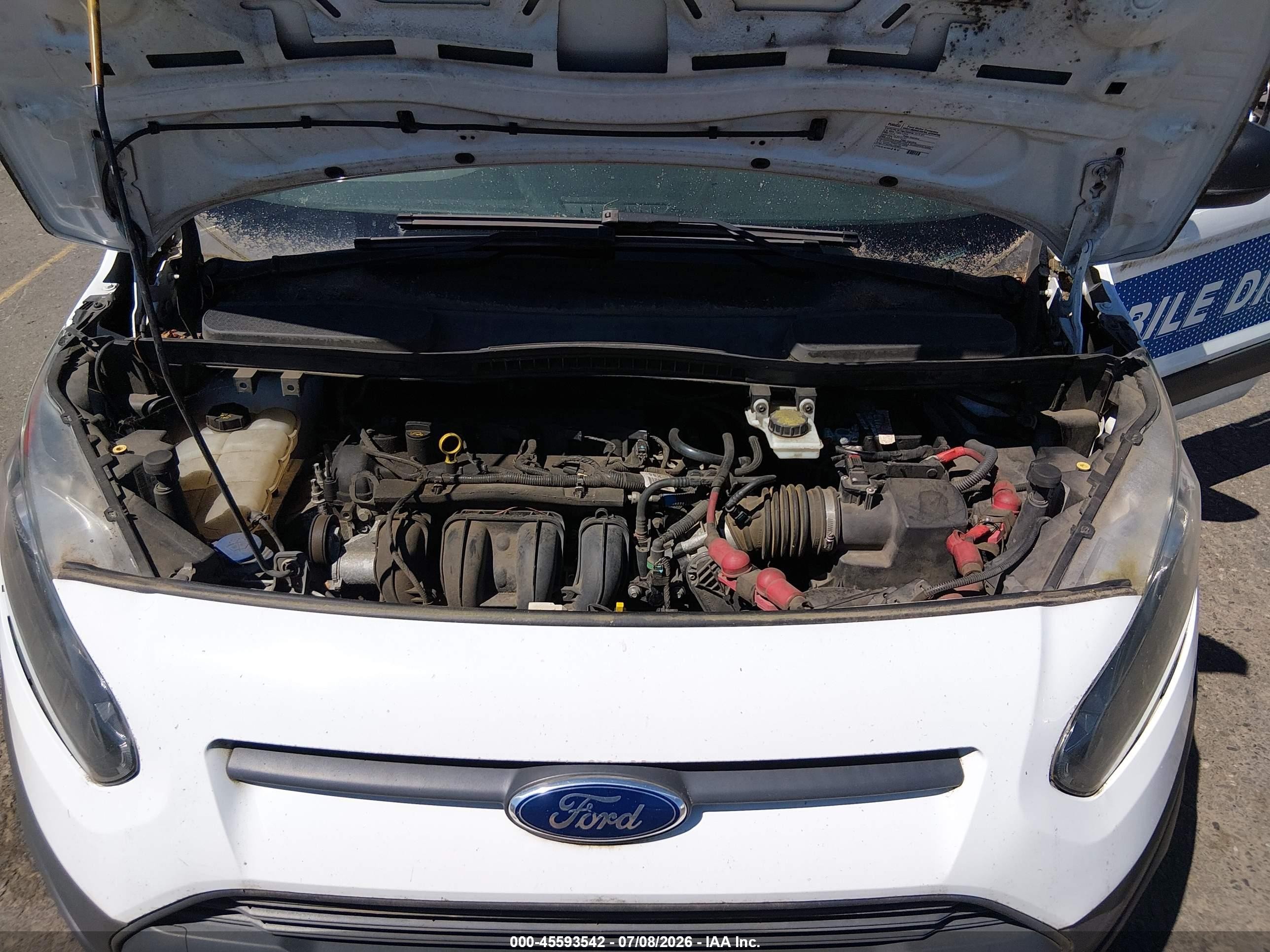 2015 Ford Transit Connect Xl White vin: NM0LS7E7XF1193456