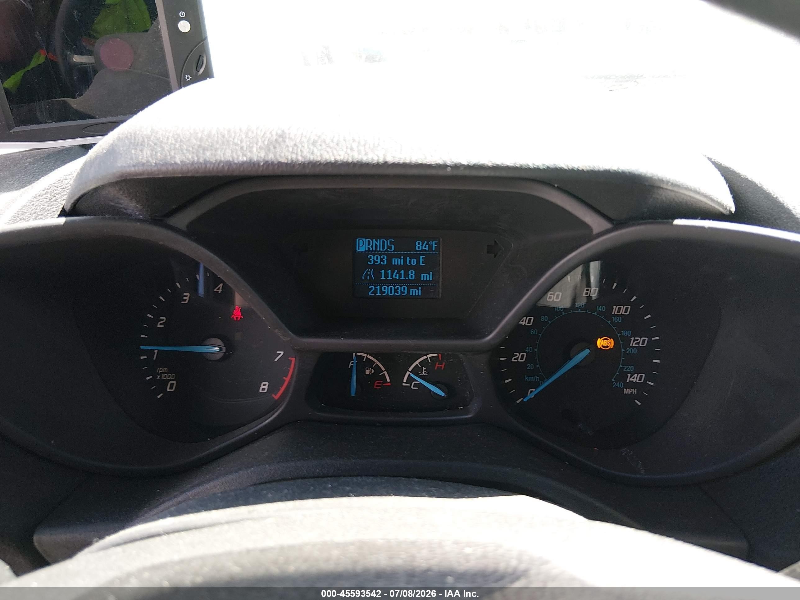 2015 Ford Transit Connect Xl White vin: NM0LS7E7XF1193456
