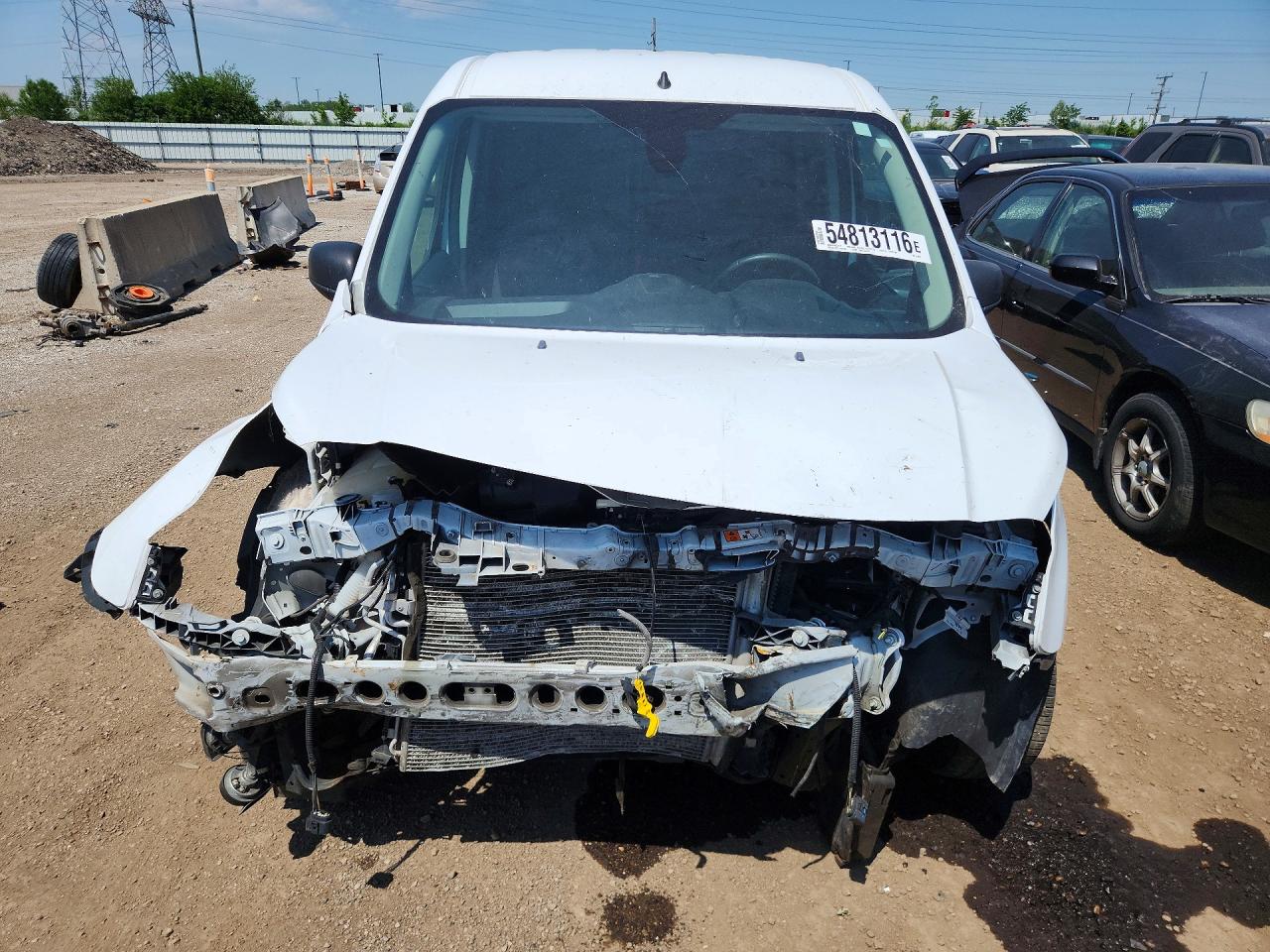 2015 Ford Transit Connect Xl White vin: NM0LS7E7XF1214211