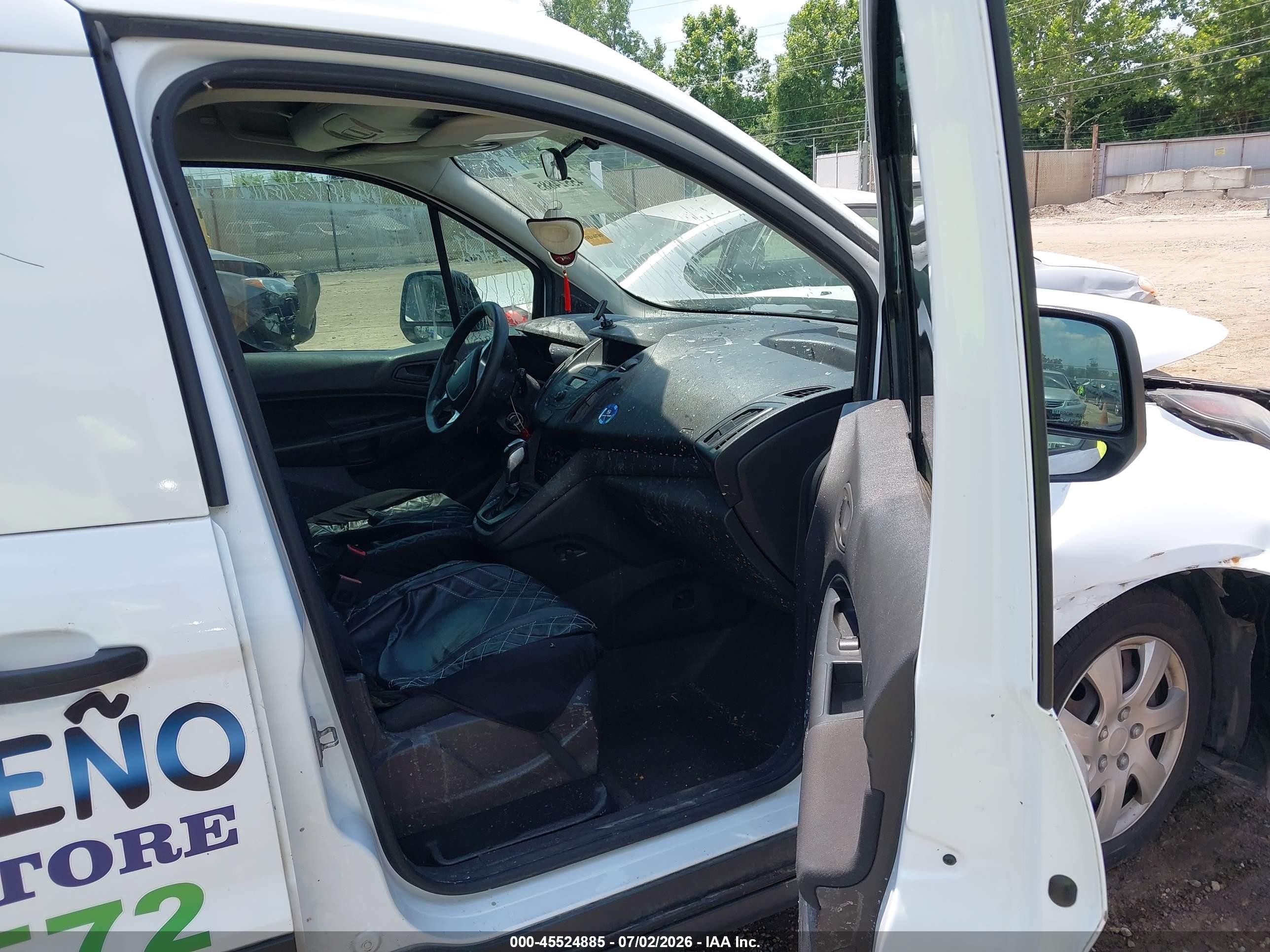 2015 Ford Transit Connect Xl White vin: NM0LS7EX1F1202805