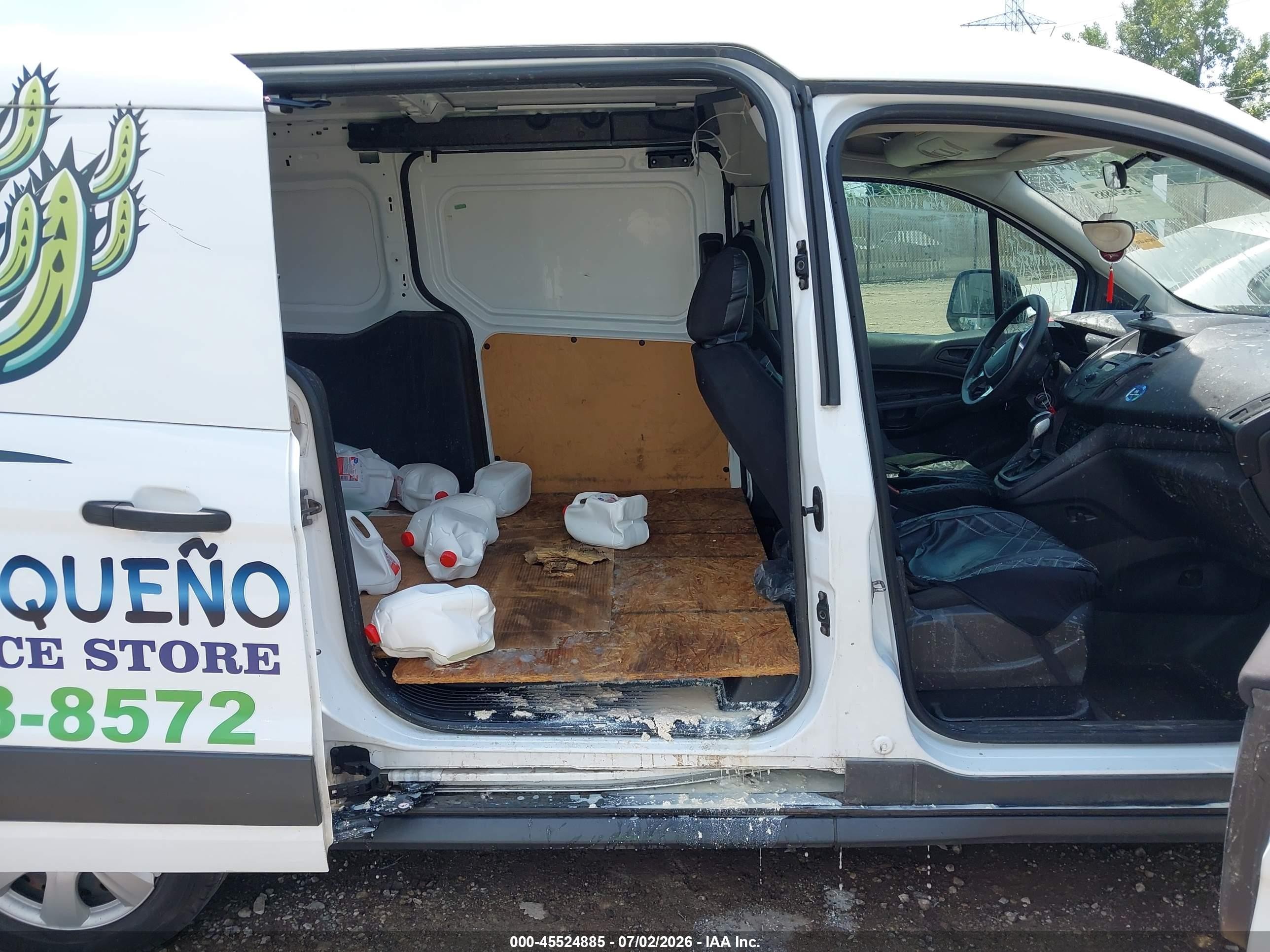 2015 Ford Transit Connect Xl White vin: NM0LS7EX1F1202805