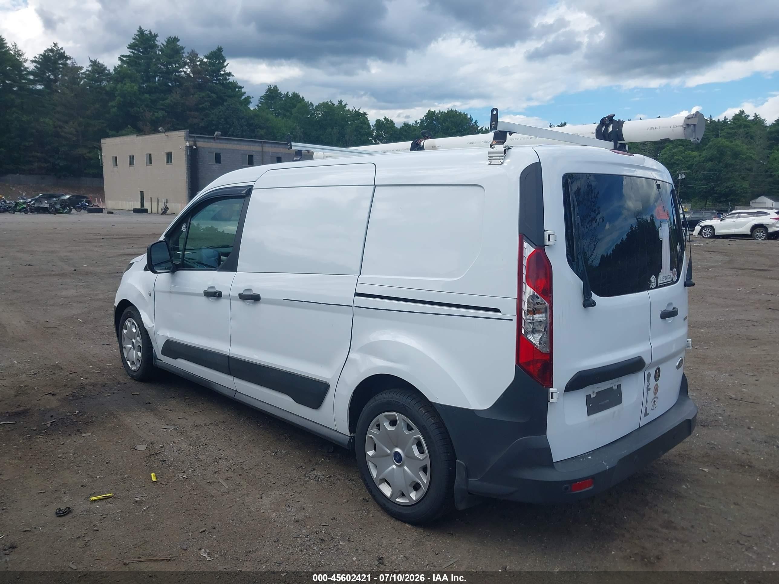 2015 Ford Transit Connect Xl White vin: NM0LS7EX5F1225326