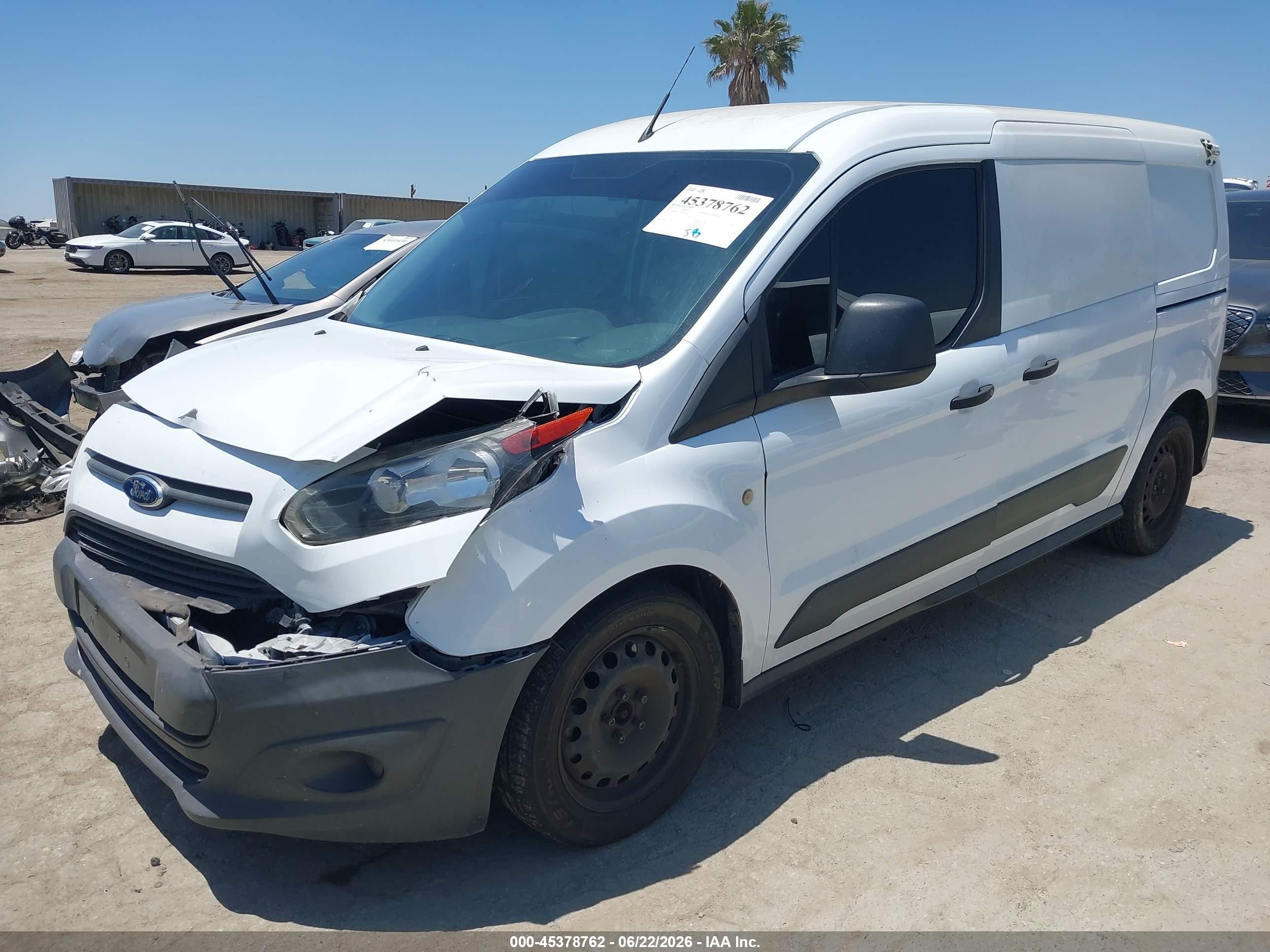 2015 Ford Transit Connect Xl White vin: NM0LS7EX9F1202454