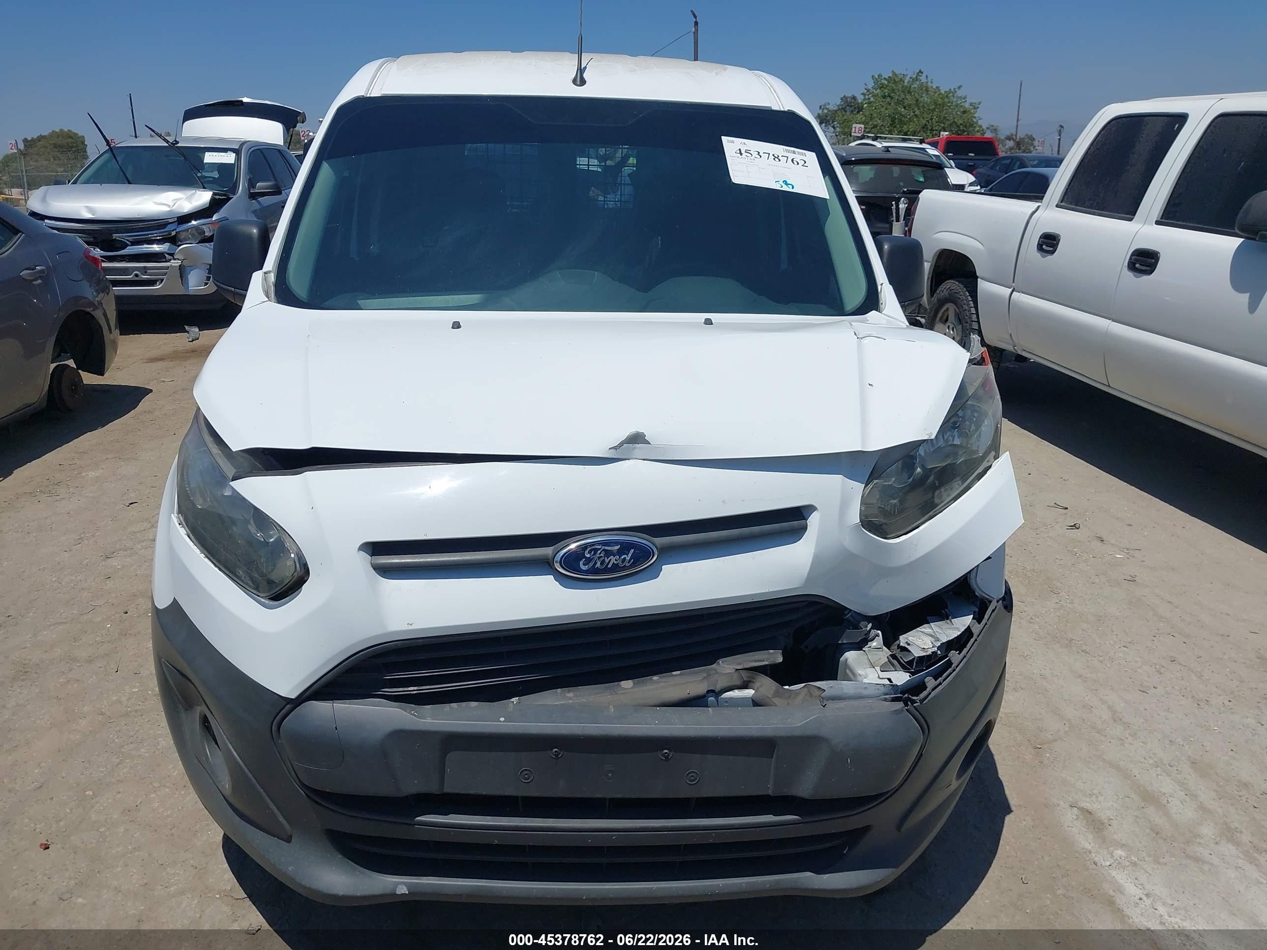 2015 Ford Transit Connect Xl White vin: NM0LS7EX9F1202454