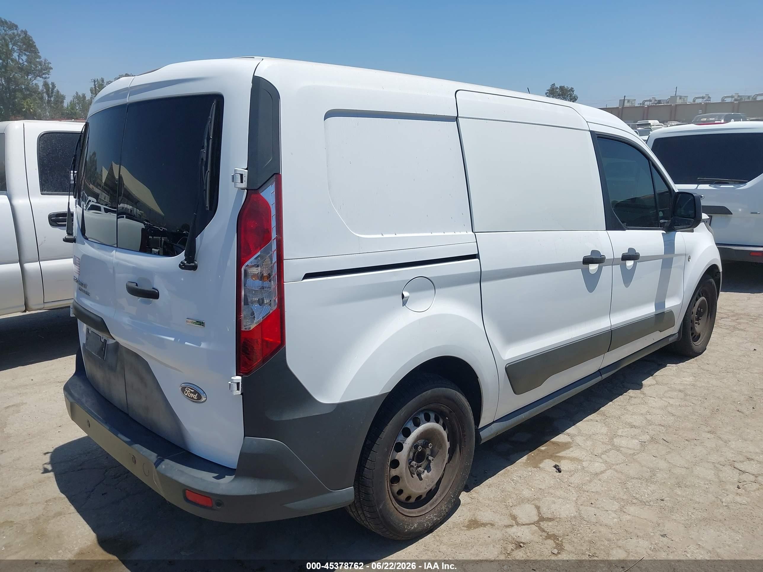 2015 Ford Transit Connect Xl White vin: NM0LS7EX9F1202454